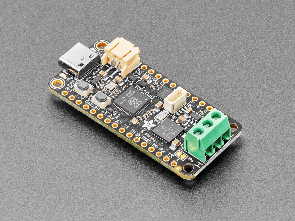 Adafruit RP2040 CAN Bus Feather mit MCP2515 CAN Controller, STEMMA QT, 5724 Adafruit RP2040 CAN Bus Feather mit MCP2515 CAN Controller, STEMMA QT, 5724 von Adafruit