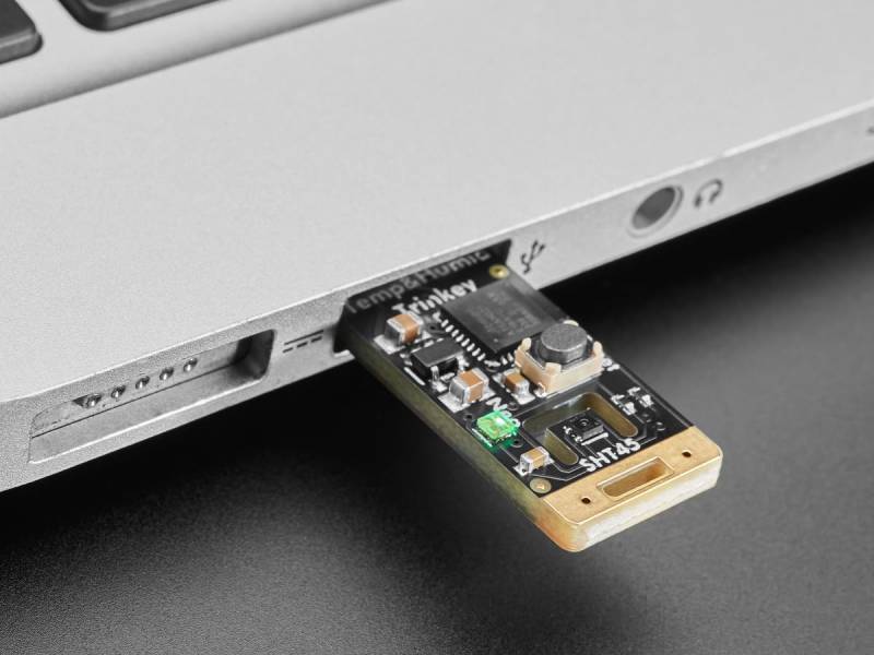 Adafruit SHT45 Trinkey, USB Temperatur- und Feuchtigkeitssensor, 5896 von Adafruit