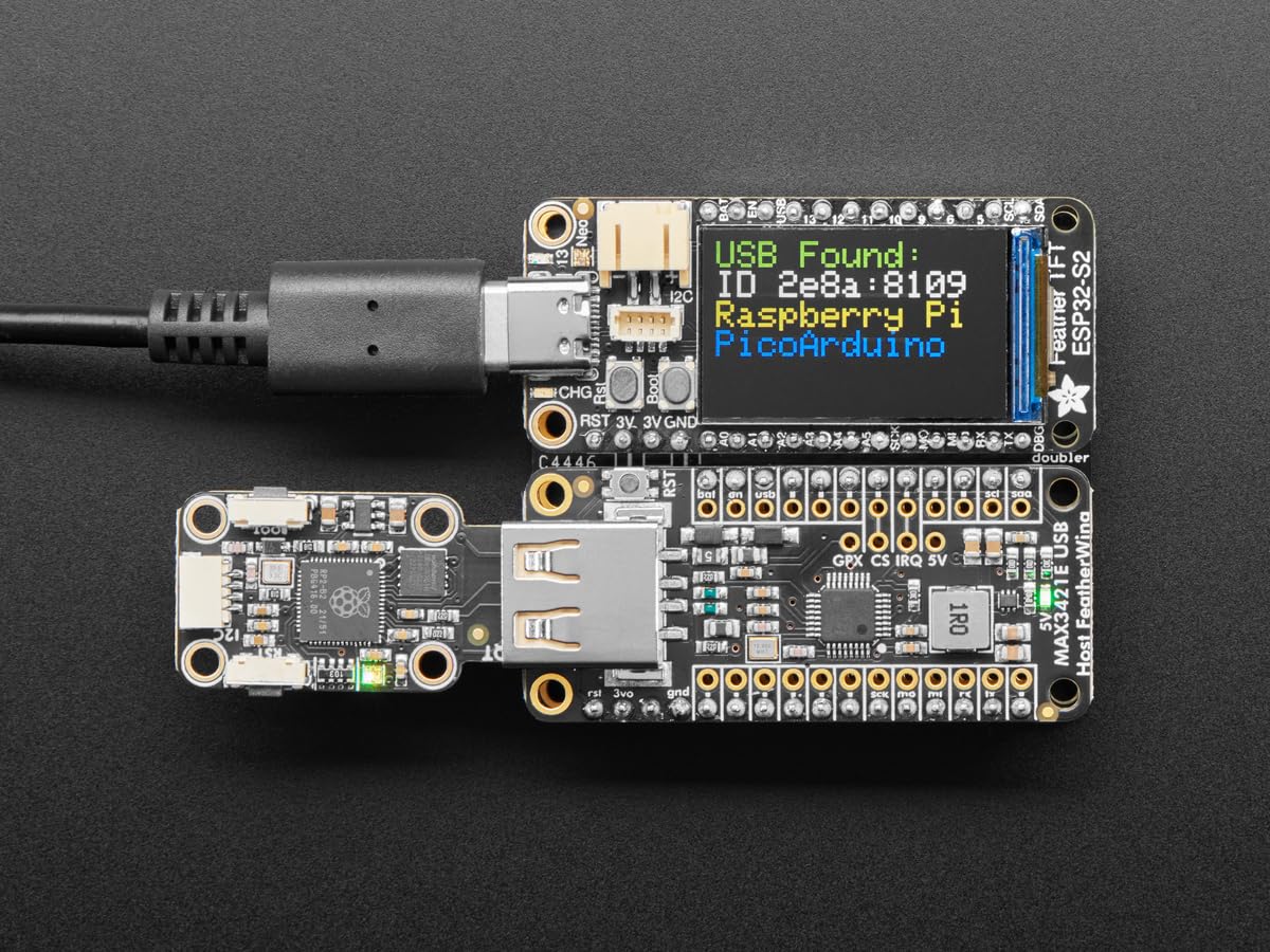 Adafruit USB Host FeatherWing mit MAX3421E, 5858 Adafruit USB Host FeatherWing mit MAX3421E, 5858 von Adafruit