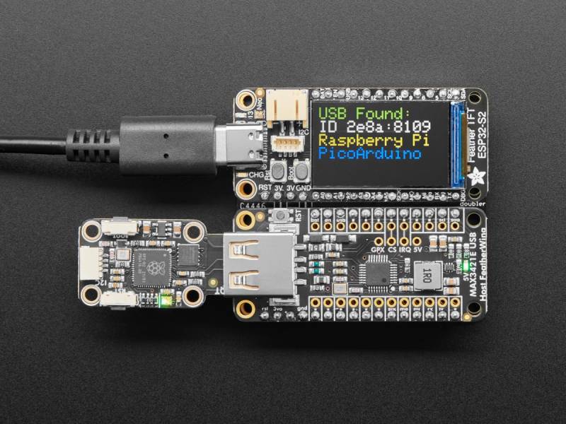 Adafruit USB Host FeatherWing mit MAX3421E, 5858 von Adafruit