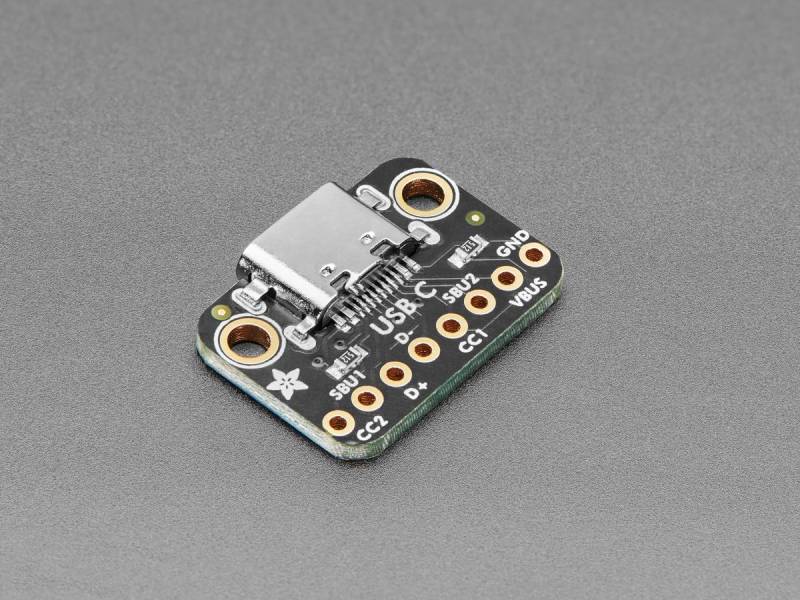 Adafruit USB-Typ-C Breakout Board, abgesenkter USB-C Downstream Anschluss, 6050 von Adafruit
