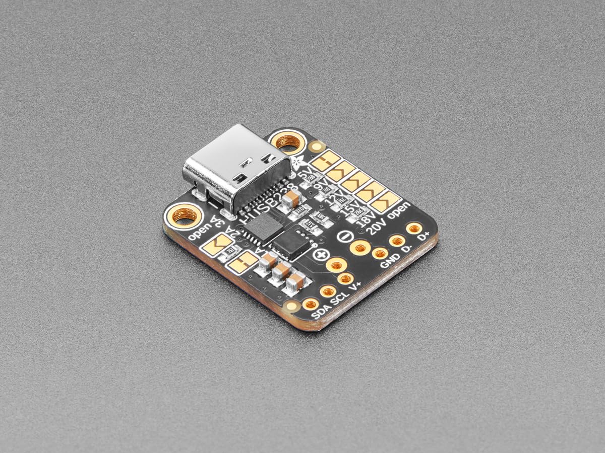 Adafruit USB Type C Power Delivery Dummy Breakout, I2C oder fix, HUSB238, 5807 Adafruit USB Type C Power Delivery Dummy Breakout, I2C oder fix, HUSB238, 5807 von Adafruit