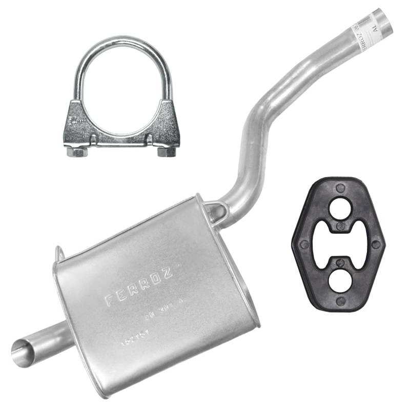 Endschalldämpfer Auspuff Endtopf für 1.8 TDCI 2.0 TDCI Ford Galaxy 2 II WA6, Mondeo 4 IV MK4, S-Max I 1 MK1 von Homry