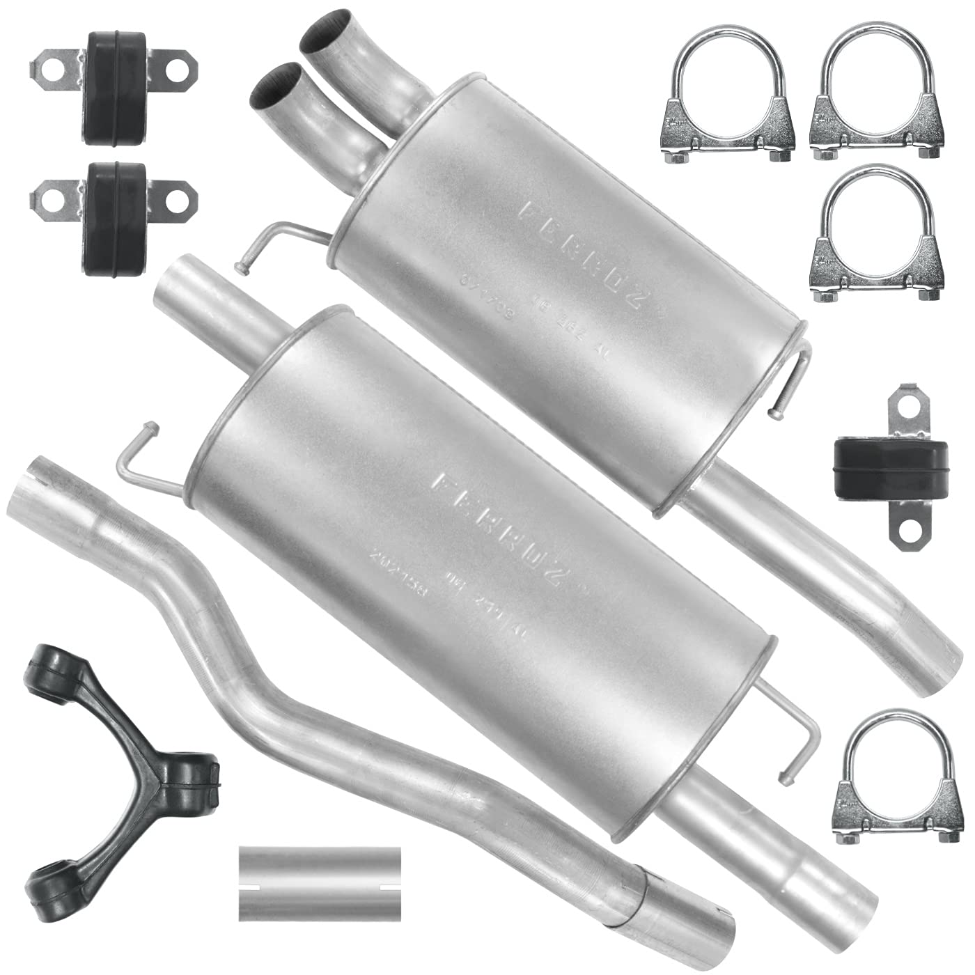 Auspuff Auspuffanlage Schalldämpferset für VW Transporter T5 V Pritsche SWB 2.5 TDI Auspuff Auspuffanlage Schalldämpferset für VW Transporter T5 V Pritsche SWB 2.5 TDI von Adamot