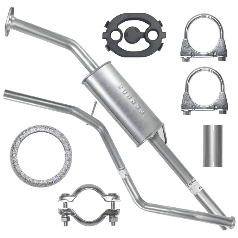 Mitteltopf Auspuff Mittelschalldämpfer für C4 1 I 1.6 16V 307/307 CC 1.6i 16V von Adamot