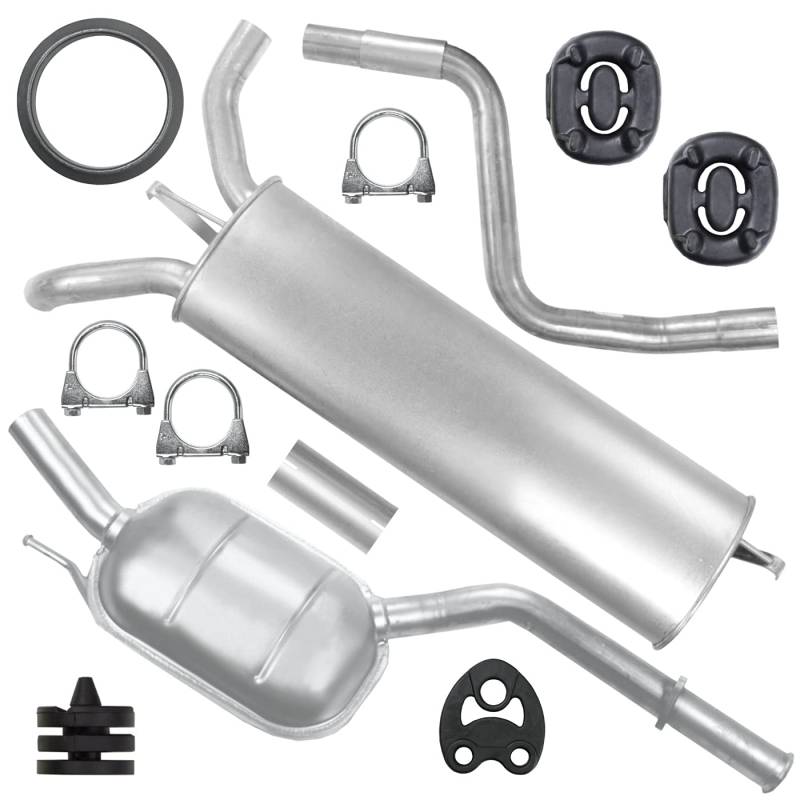 Auspuffanlage Schalldämpferset Auspuff für Mercedes 200 200D 230 250 T124 S124 2.0D 2.0 i 2.3 2.5 D von Homry