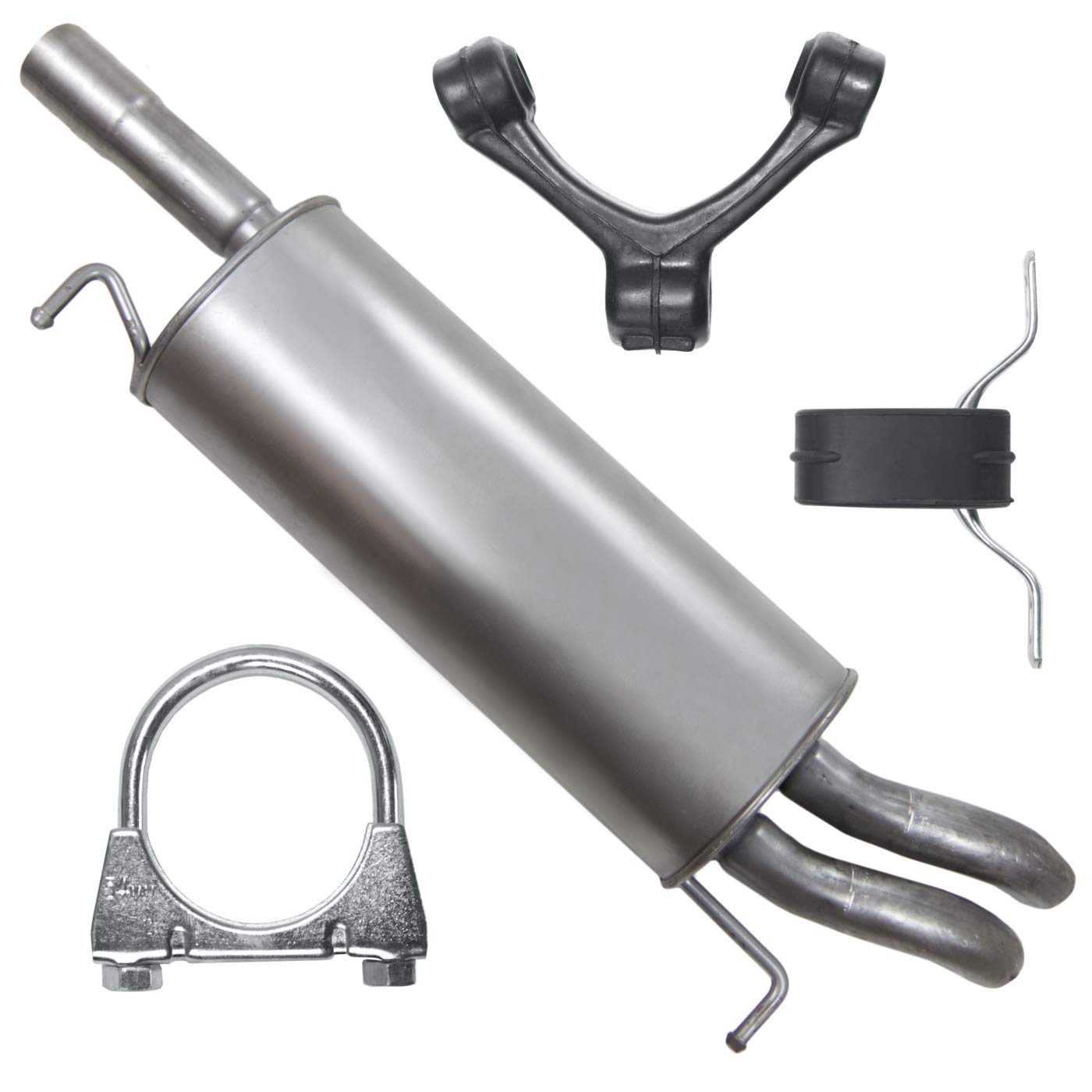 Endschalldämpfer Auspuff Endtopf für 1.9 TDI 2.5 TD VW Passat B5, Superb 1 I 1.9 TDI 2.0 TDI Endschalldämpfer Auspuff Endtopf für 1.9 TDI 2.5 TD VW Passat B5, Superb 1 I 1.9 TDI 2.0 TDI von Adamot