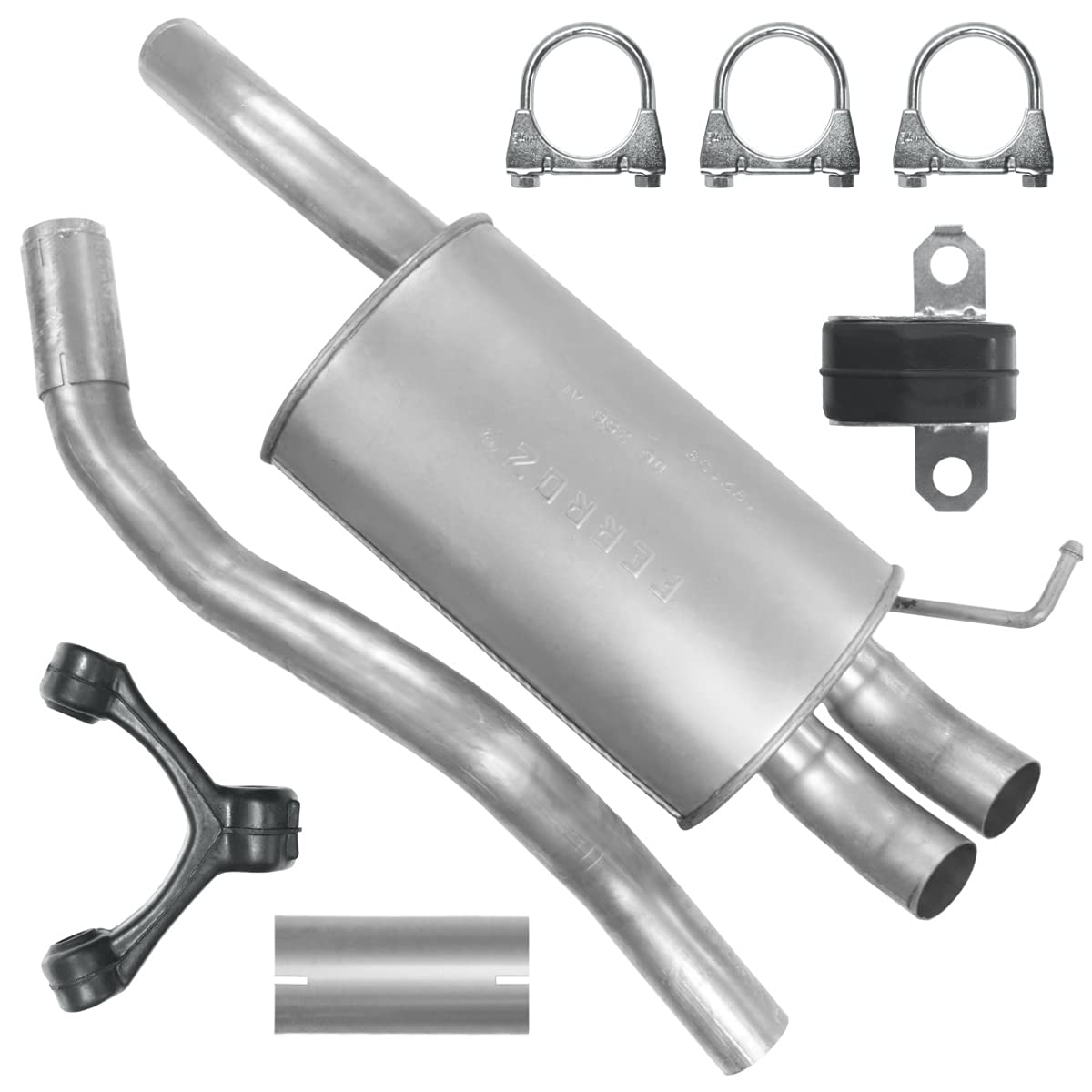 Endschalldämpfer Auspuff Endtopf für VW Transporter T5 V 1.9 TDI Endschalldämpfer Auspuff Endtopf für VW Transporter T5 V 1.9 TDI von Adamot