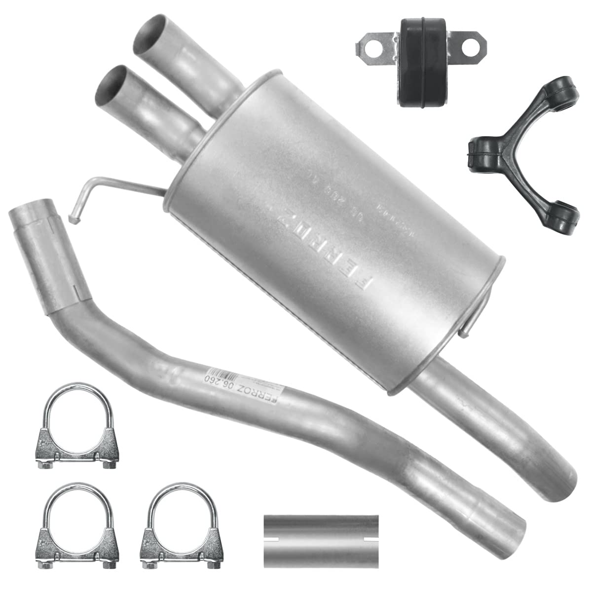Endschalldämpfer Auspuff Endtopf für VW Transporter T5 V 2.5 TDI Endschalldämpfer Auspuff Endtopf für VW Transporter T5 V 2.5 TDI von Adamot