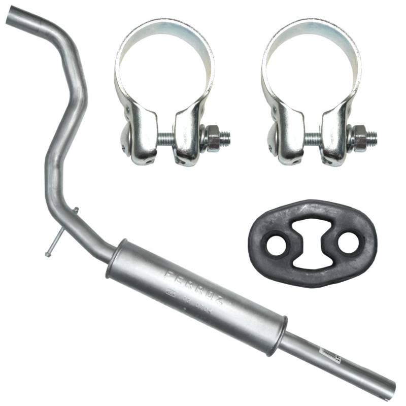 Mitteltopf Auspuff Mittelschalldämpfer für 1.0i 1.4i Seat Arosa VW Lupo von PGONA