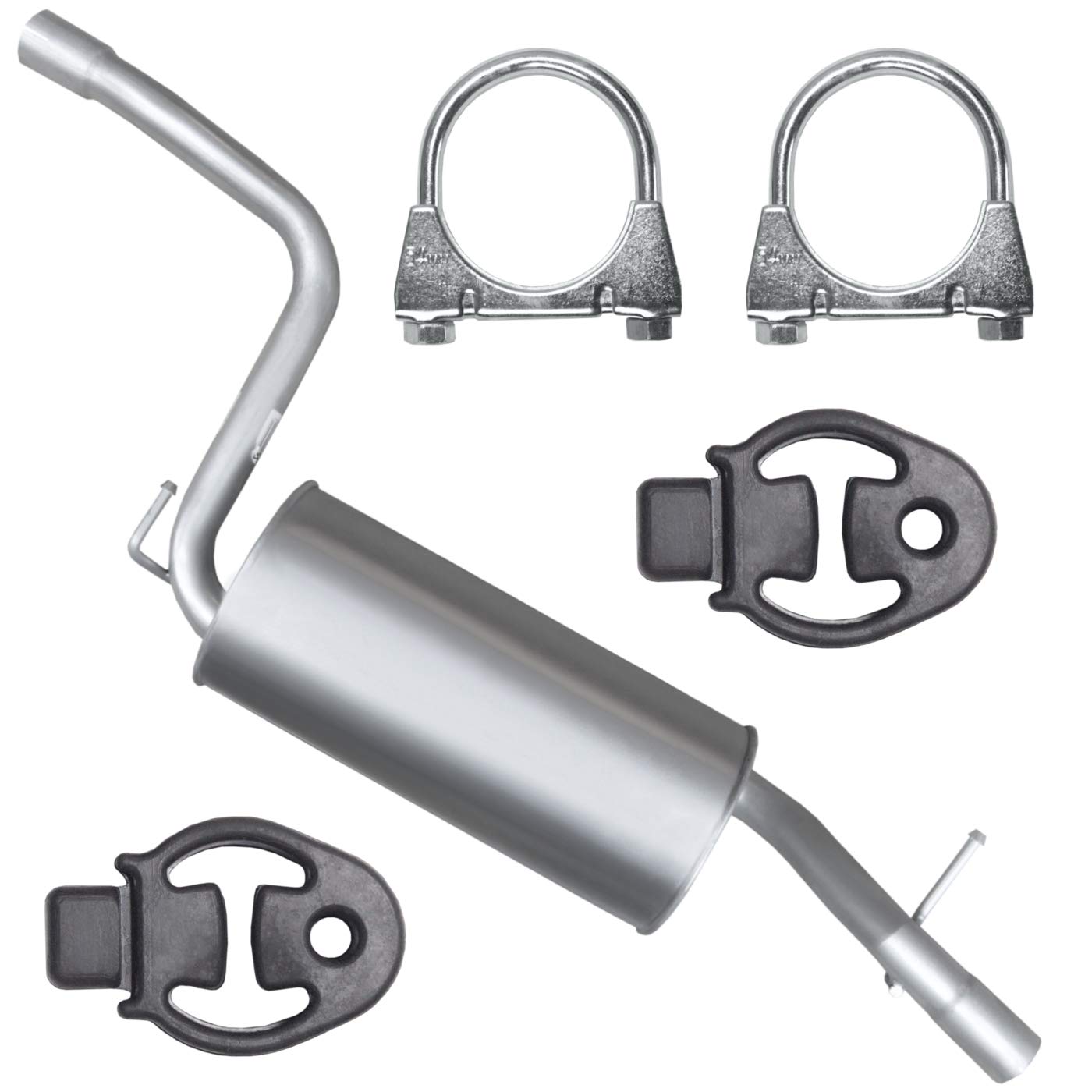 Mitteltopf Auspuff Mittelschalldämpfer für 1.6i 16V 1.8i 16V 2.0i 16V Ford Focus II 2 MK2 auch CC, C-Max I 1 MK1 Mitteltopf Auspuff Mittelschalldämpfer für 1.6i 16V 1.8i 16V 2.0i 16V Ford Focus II 2 MK2 auch CC, C-Max I 1 MK1 von Homry