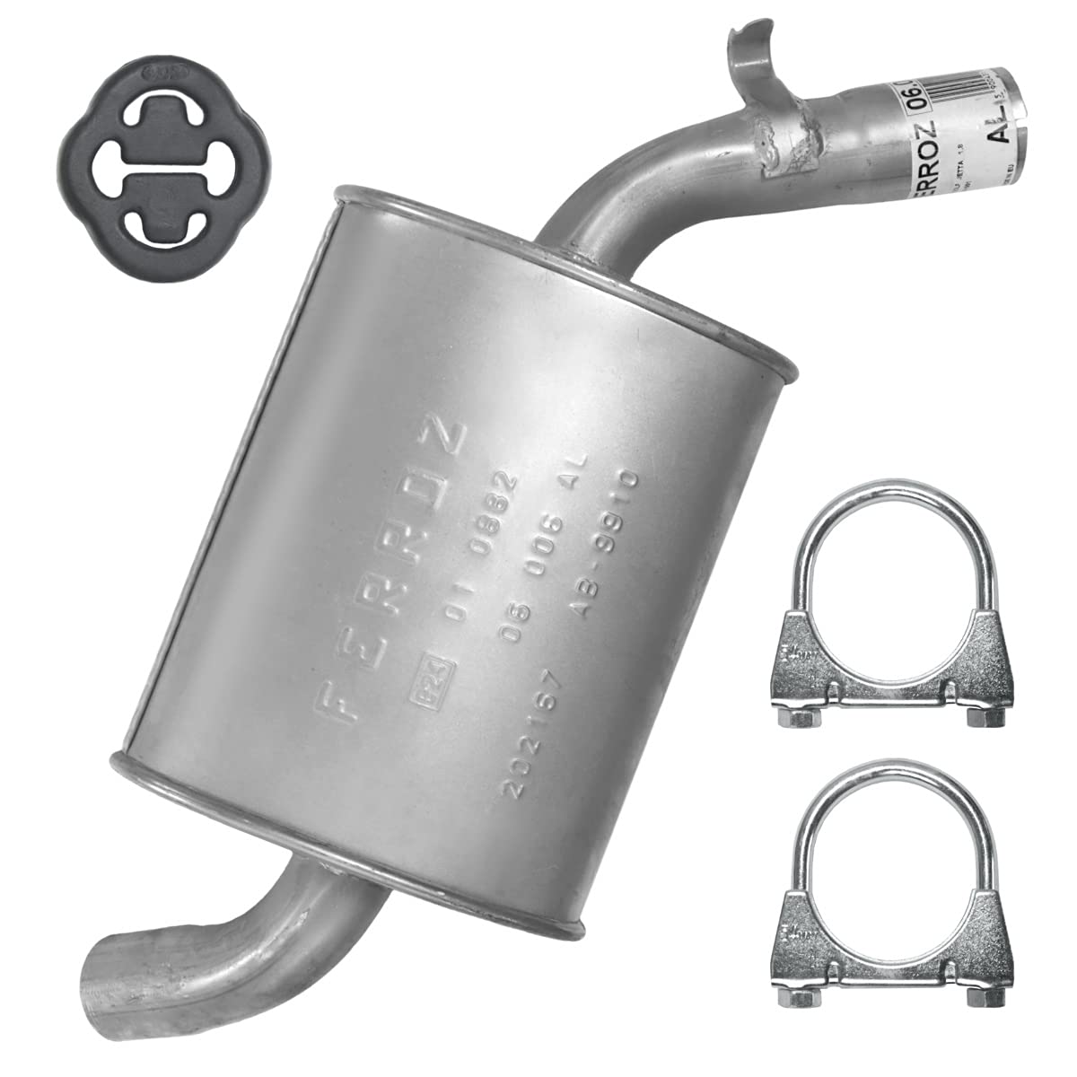 Mitteltopf Auspuff Mittelschalldämpfer für VW Golf II 2 1.8 1.8 GTI, Jetta 2 II 1.8 Mitteltopf Auspuff Mittelschalldämpfer für VW Golf II 2 1.8 1.8 GTI, Jetta 2 II 1.8 von Adamot