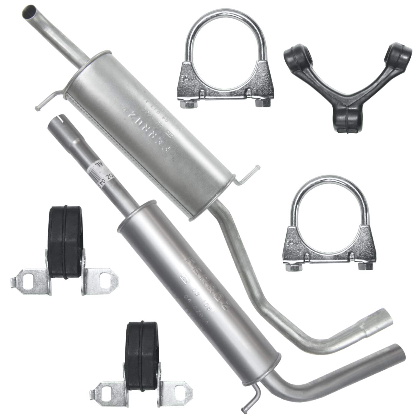 Auspuffanlage Schalldämpferset Auspuff für 1.4i Seat Cordoba II 2 6L Fabia I 1 6Y Kombi Auspuffanlage Schalldämpferset Auspuff für 1.4i Seat Cordoba II 2 6L Fabia I 1 6Y Kombi von Adamot