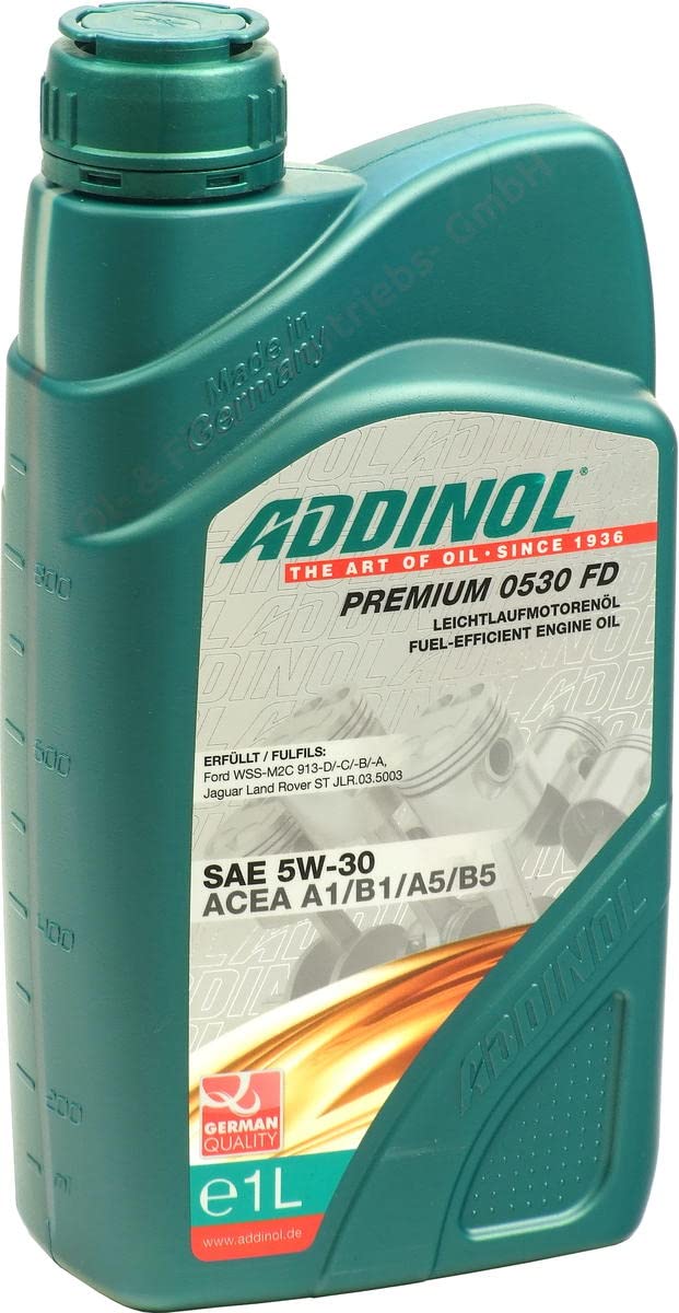 ADDINOL PREMIUM 0530 FD FD 5W-30 A5/B5, A1/B1 Motorenöl, 1 Liter von Addinol