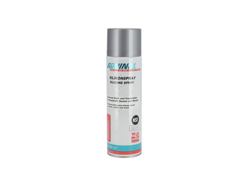 ADDINOL Silikonspray - 500 ml Spraydose - bildet einen geruchsneutralen wasser-, licht- und witterungsbeständigen Schmierfilm, hohe Wasserresistenz von Addinol