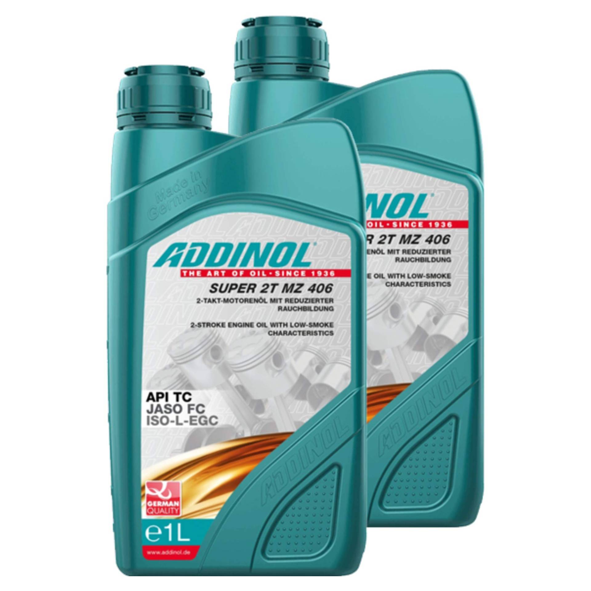 Addinol 2X Motoröl Motorenöl Motor Motoren Motor Oil Engine Oil 2 Takt Super 2T Mz 406 1L 72400907 von Addinol