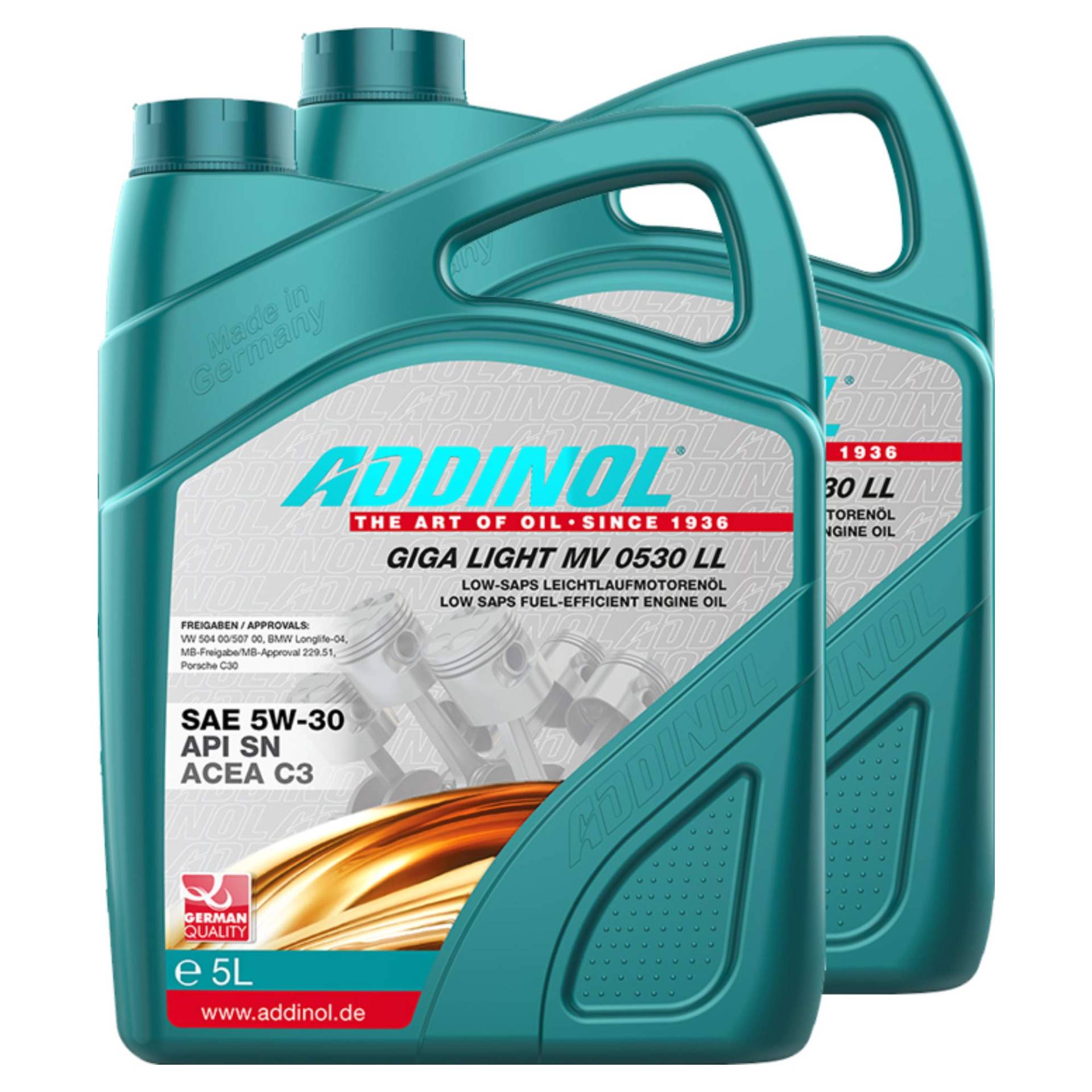 Addinol 2X Motoröl Motorenöl Motor Motoren Motor Oil Engine Oil Benzin Diesel 5W-30 Giga Light Mv 5W30 Ll Longlife 5L Addinol 2X Motoröl Motorenöl Motor Motoren Motor Oil Engine Oil Benzin Diesel 5W-30 Giga Light Mv 5W30 Ll Longlife 5L von Addinol
