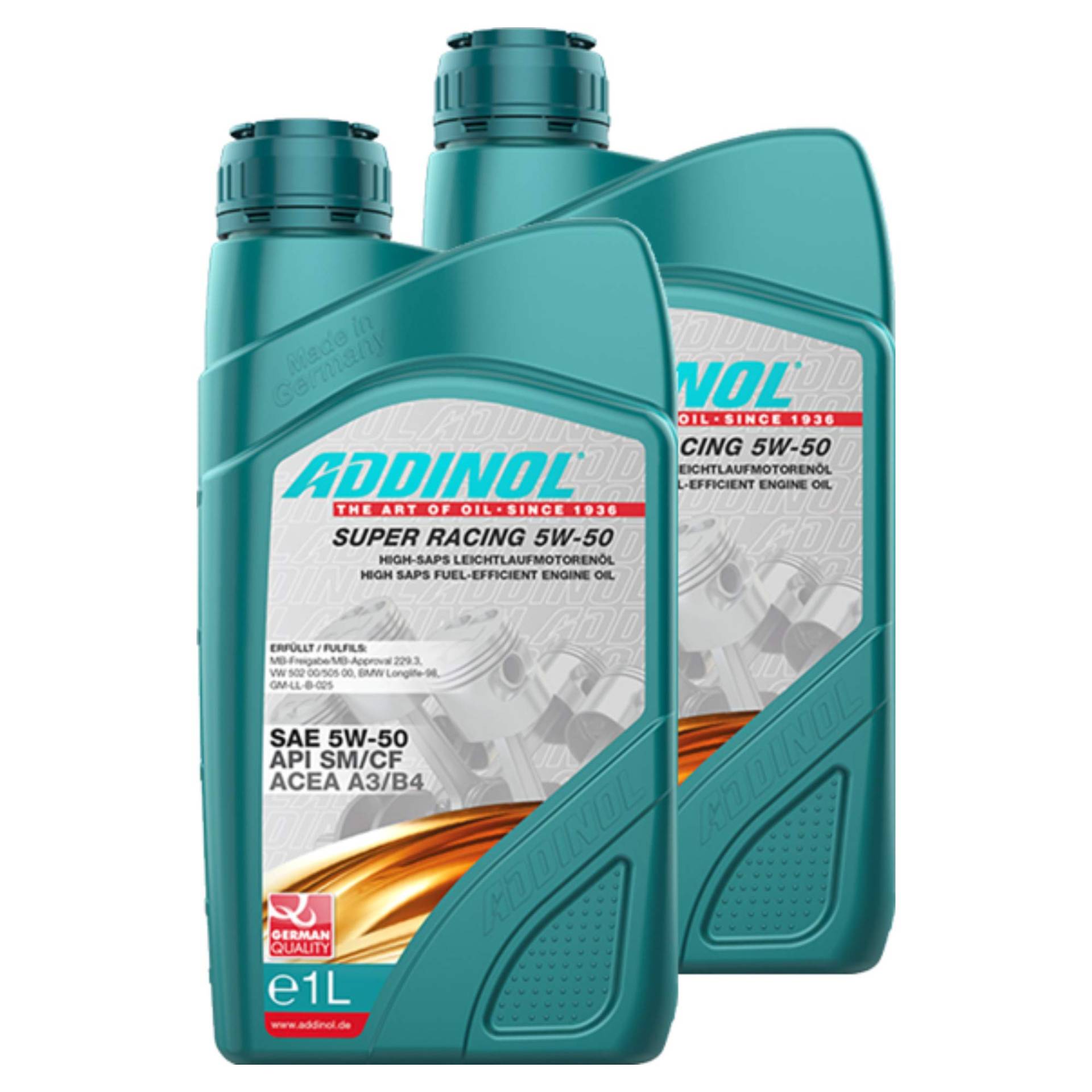 Addinol 2X Motoröl Motorenöl Motor Motoren Motor Oil Engine Oil Benzin Diesel Super Racing 5W-50 1L 72313607 Addinol 2X Motoröl Motorenöl Motor Motoren Motor Oil Engine Oil Benzin Diesel Super Racing 5W-50 1L 72313607 von Addinol