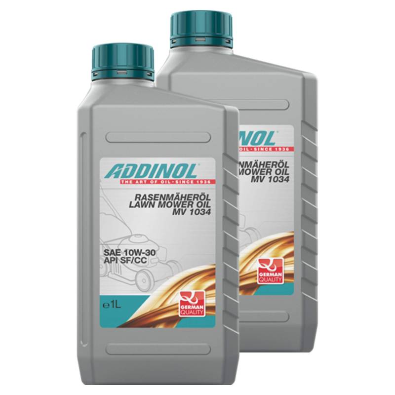 Addinol 2X Rasenmäheröl Lawnmower Lawn Mower Oil 10W-30 Mv 1034 1L 72102307 von Addinol