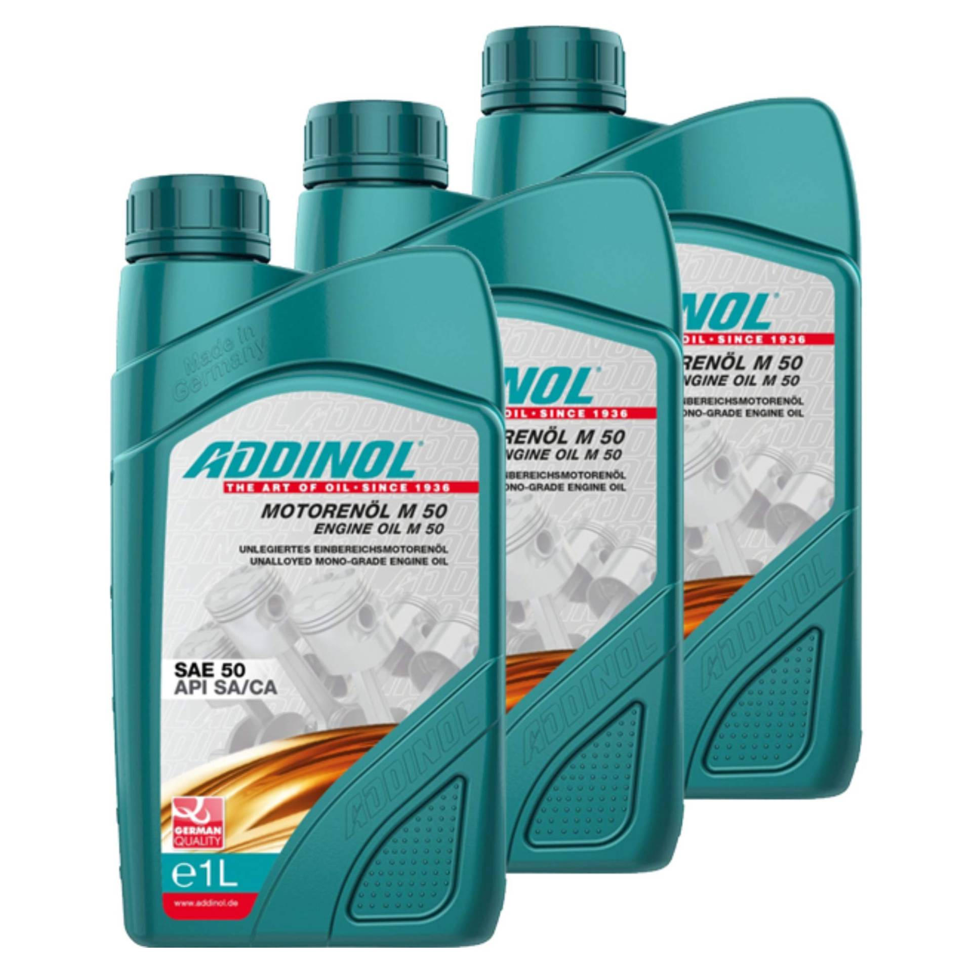Addinol 3X Motorenöl Motor Motoren Motor Oil Engine Oil Benzin Diesel SAE 50 M 50 1L 72400807 Addinol 3X Motorenöl Motor Motoren Motor Oil Engine Oil Benzin Diesel SAE 50 M 50 1L 72400807 von Addinol