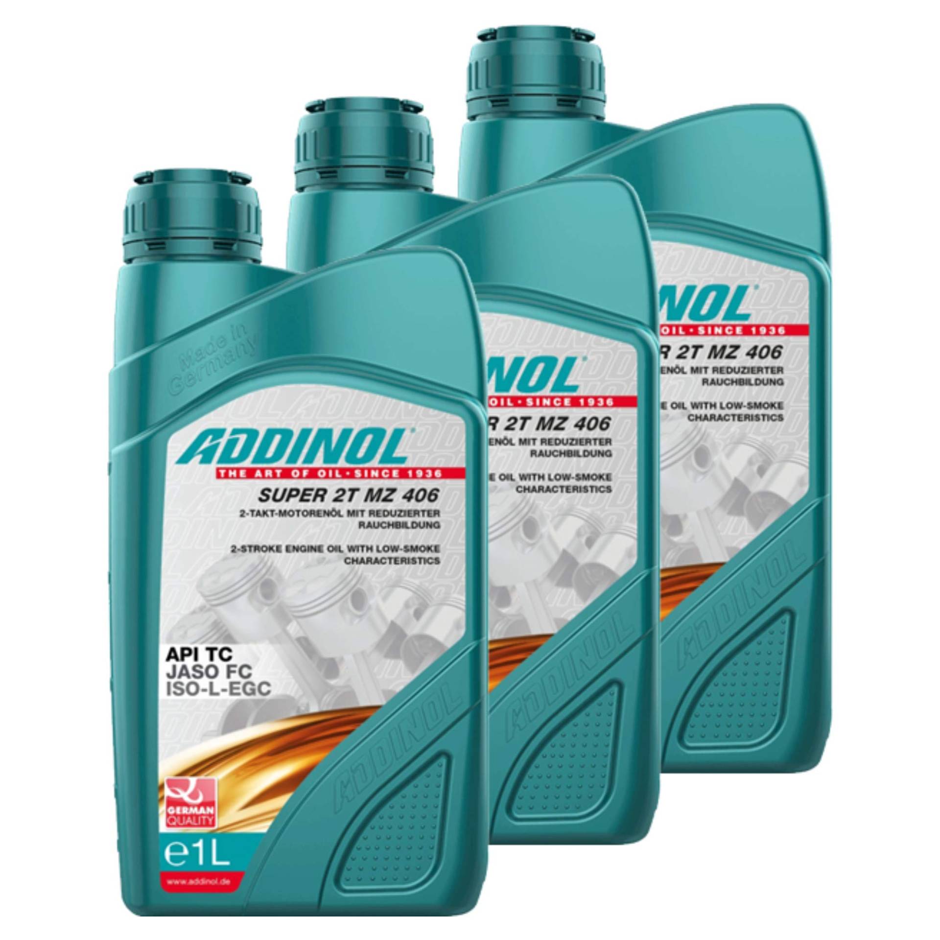 Addinol 3X Motoröl Motorenöl Motor Motoren Motor Oil Engine Oil 2 Takt Super 2T Mz 406 1L 72400907 von Addinol