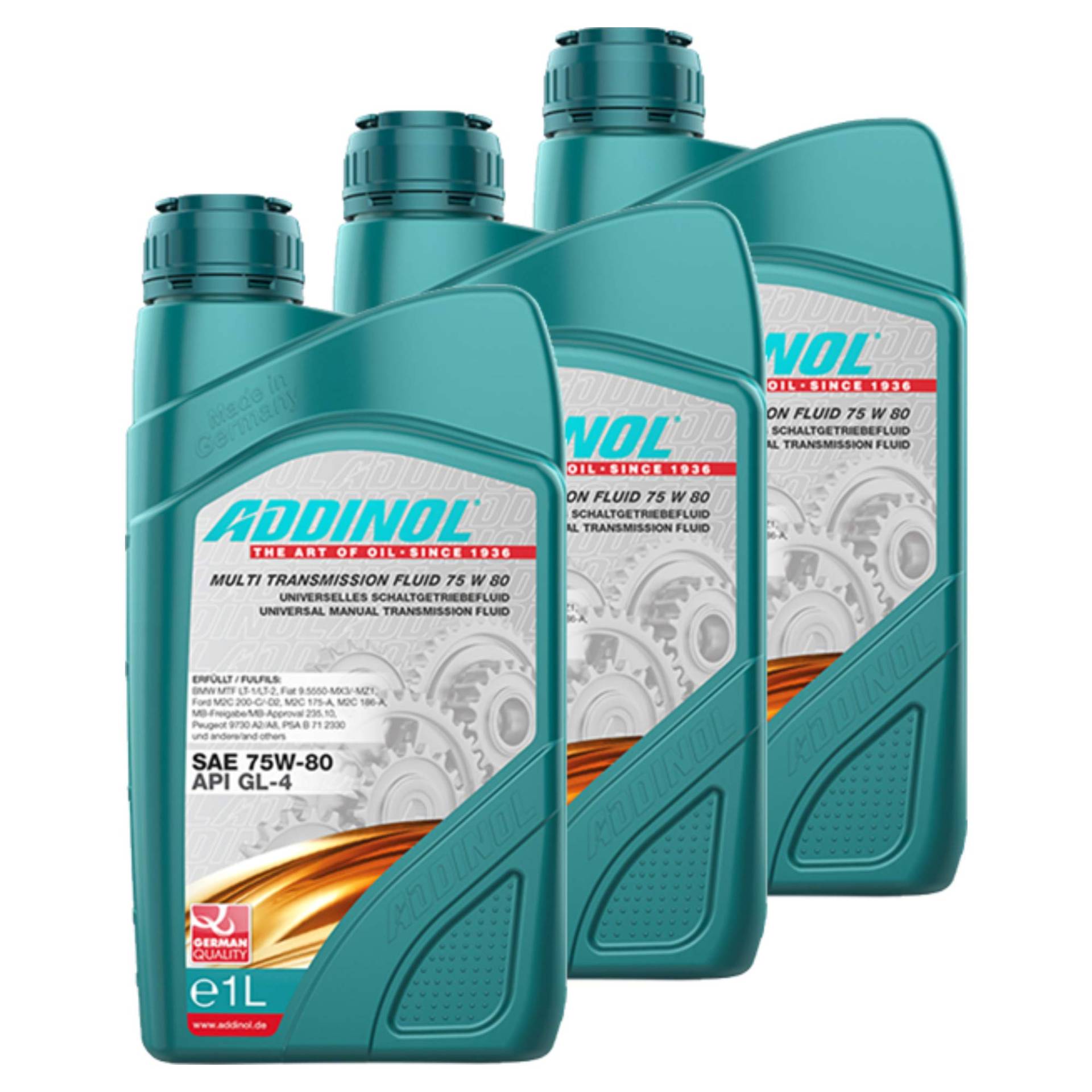 Addinol 3X Motoröl Motorenöl Motor Motoren Motor Oil Engine Oil 75W-80 Multi Transmission Fluid 75W80 1L Addinol 3X Motoröl Motorenöl Motor Motoren Motor Oil Engine Oil 75W-80 Multi Transmission Fluid 75W80 1L von Addinol
