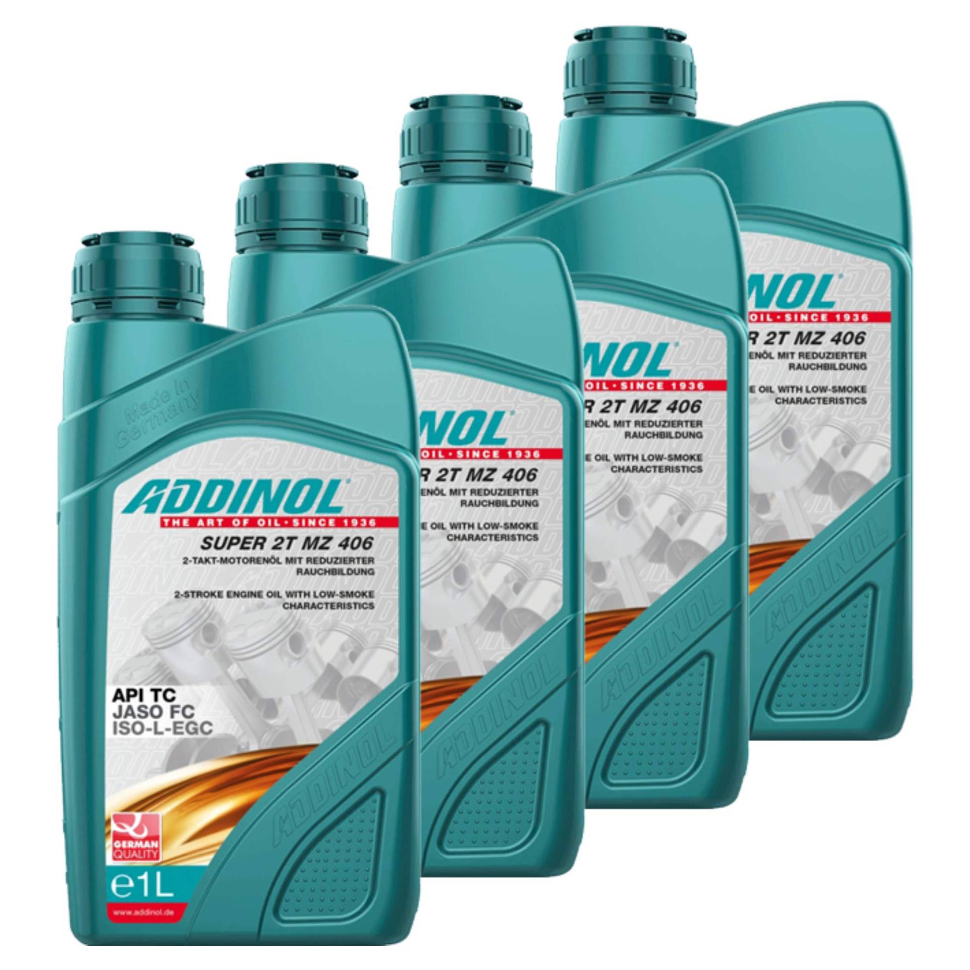 Addinol 4X Motoröl Motorenöl Motor Motoren Motor Oil Engine Oil 2 Takt Super 2T Mz 406 1L 72400907 von Addinol