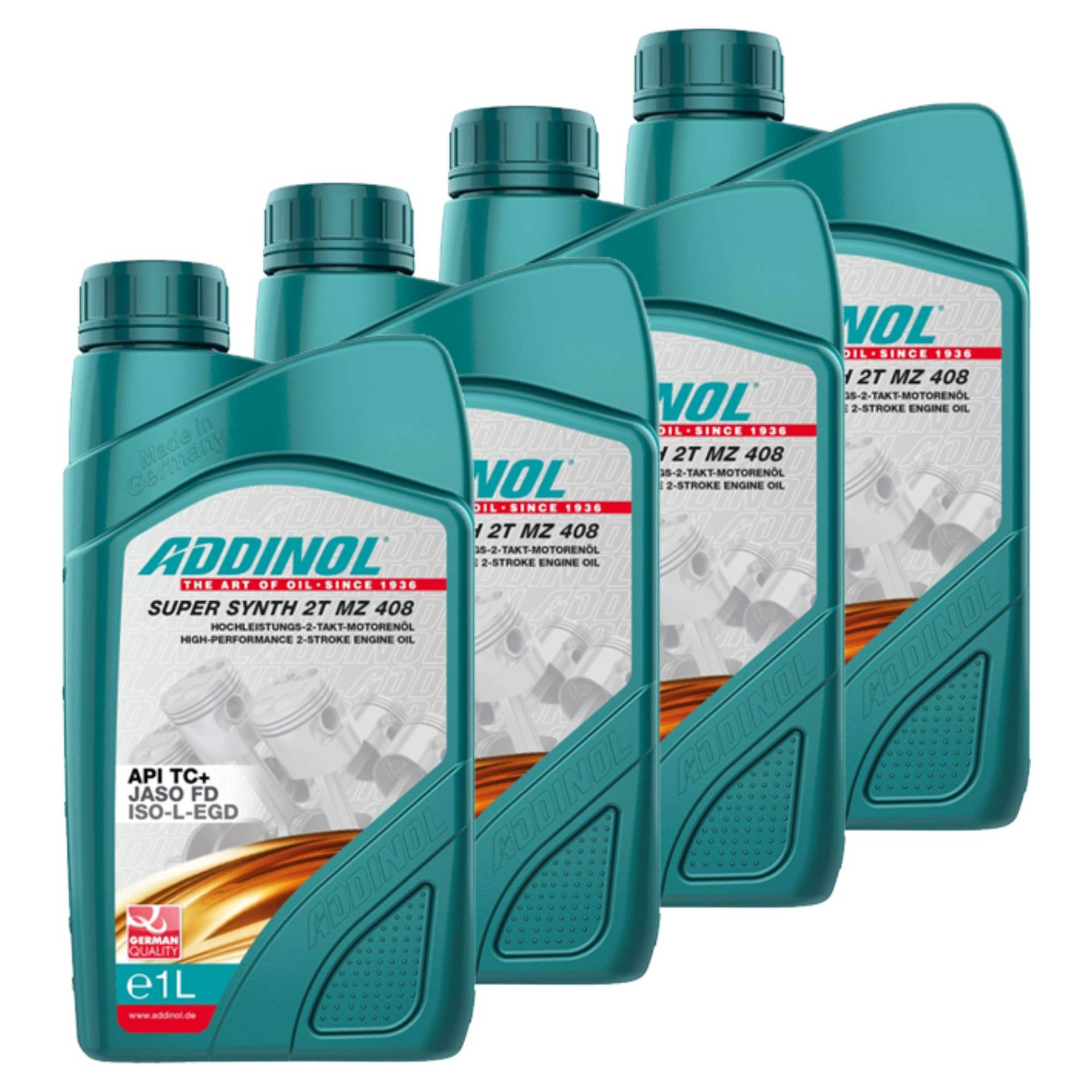 Addinol 4X Motoröl Motorenöl Motor Motoren Motor Oil Engine Oil 2-Takt Super Synth 2T Mz 408 1L 72400607 Addinol 4X Motoröl Motorenöl Motor Motoren Motor Oil Engine Oil 2-Takt Super Synth 2T Mz 408 1L 72400607 von Addinol