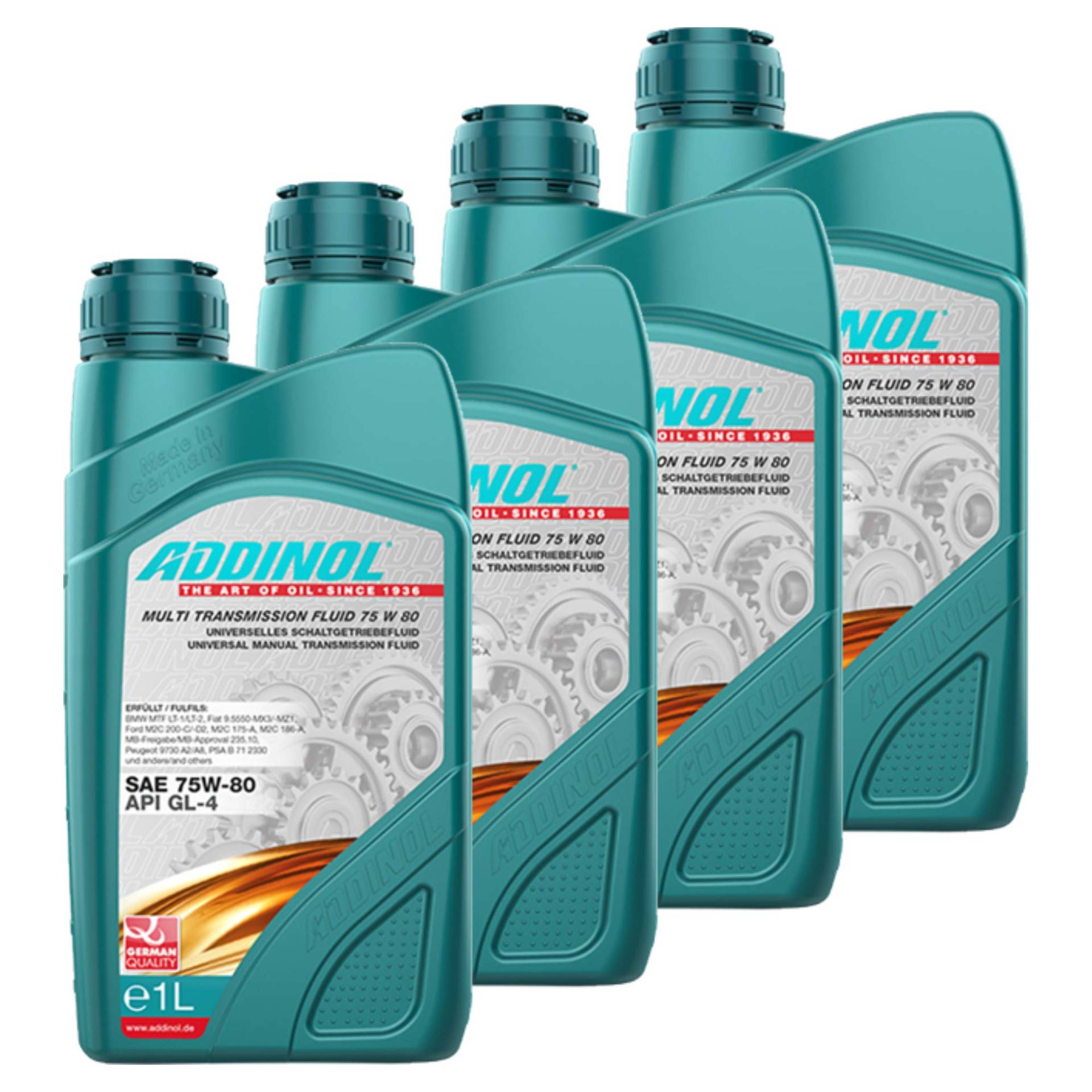 Addinol 4X Motoröl Motorenöl Motor Motoren Motor Oil Engine Oil 75W-80 Multi Transmission Fluid 75W80 1L Addinol 4X Motoröl Motorenöl Motor Motoren Motor Oil Engine Oil 75W-80 Multi Transmission Fluid 75W80 1L von Addinol