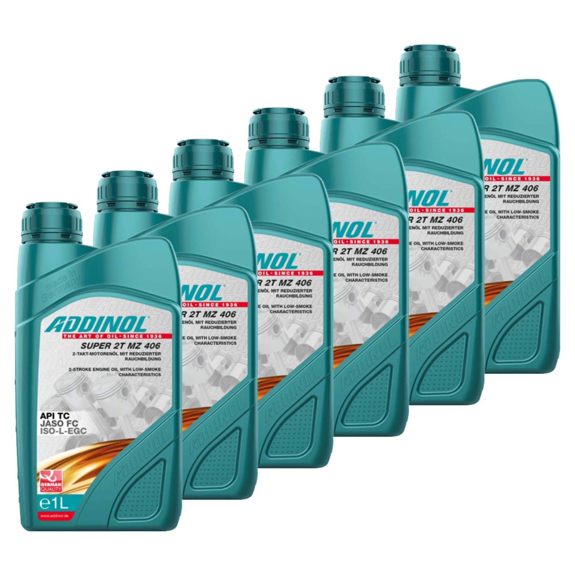 Addinol 6X Motoröl Motorenöl Motor Motoren Motor Oil Engine Oil 2 Takt Super 2T Mz 406 1L 72400907 von Addinol