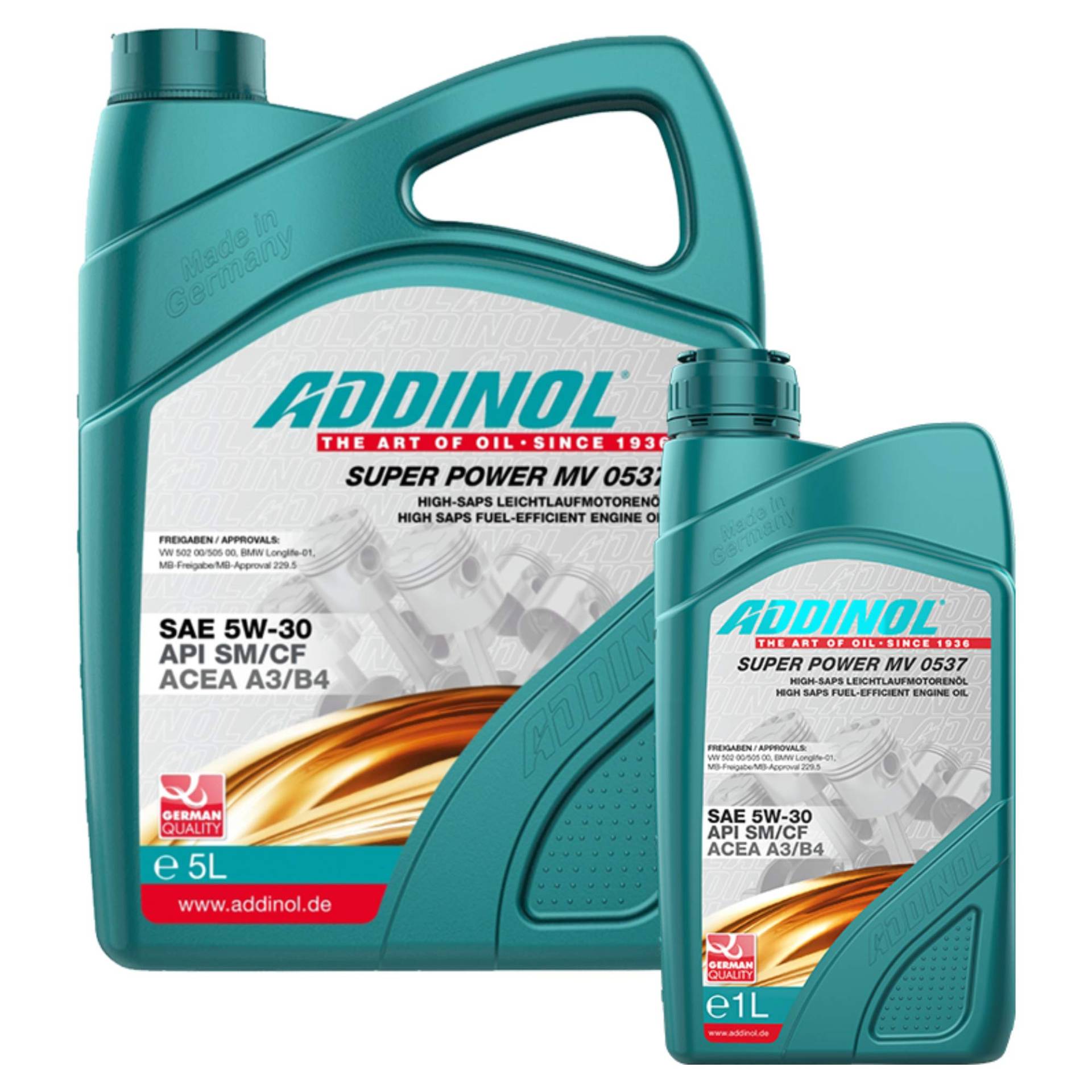 Addinol Motoröl 5W-30 Super Power MV 0537 5L + 1L von Addinol