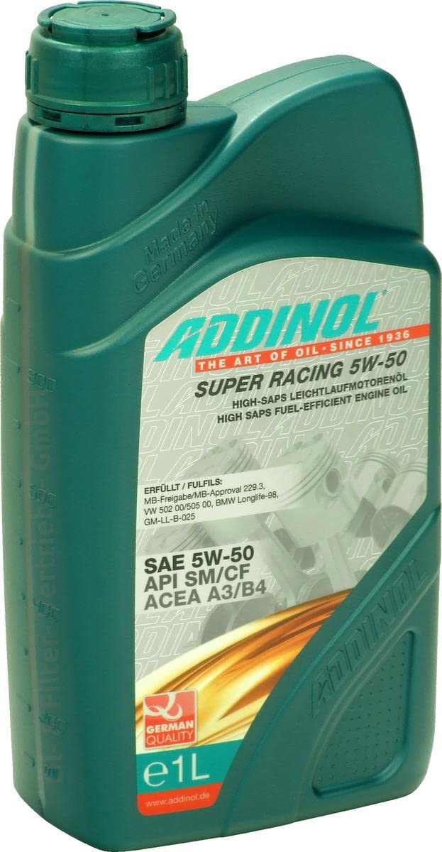 ADDINOL SUPER RACING 5W-50 A3/B4 Motorenöl, 1 Liter von Addinol