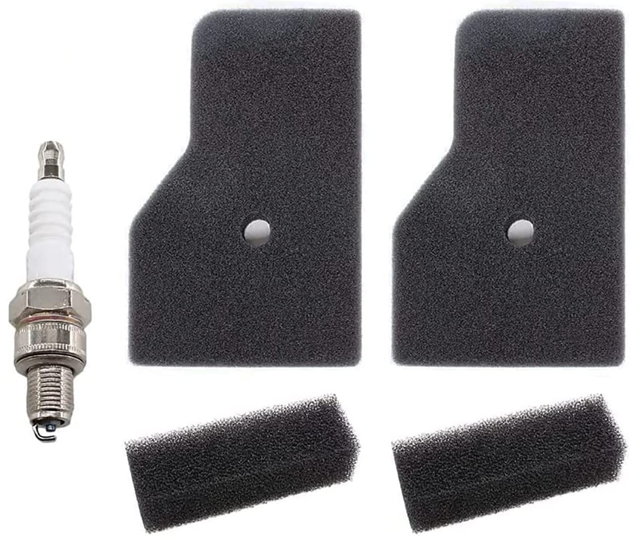 2 Pack Luftfilter Kit für HONDA EU22i EU20i EU2200i EU2000i EB2000i Serie Stromerzeuger, ADEFOL Luftfilter mit Zündkerze Zubehör Teilesatz, Ersetzt 17211-Z07-000 und 17218-Z07-000 von Adefol