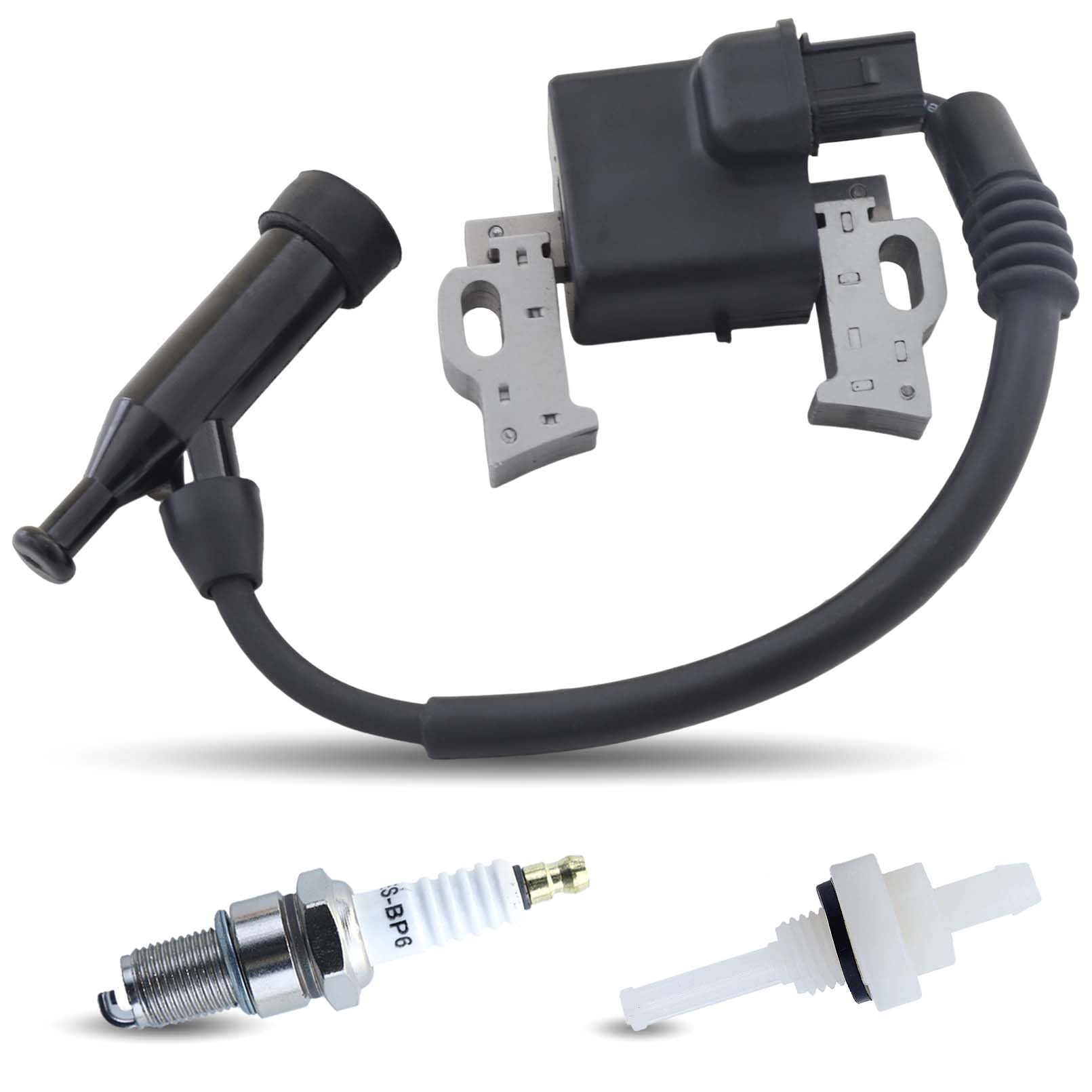 ADEFOL Zündspule für Honda GX390 GX340 und Serie, oder 5,5 PS 168F Benzingenerator, Benzinmotor Zündspule Modul mit Zündkerze Zubehör für Motorsensen, 30500-Z5T-003 ADEFOL Zündspule für Honda GX390 GX340 und Serie, oder 5,5 PS 168F Benzingenerator, Benzinmotor Zündspule Modul mit Zündkerze Zubehör für Motorsensen, 30500-Z5T-003 von Adefol