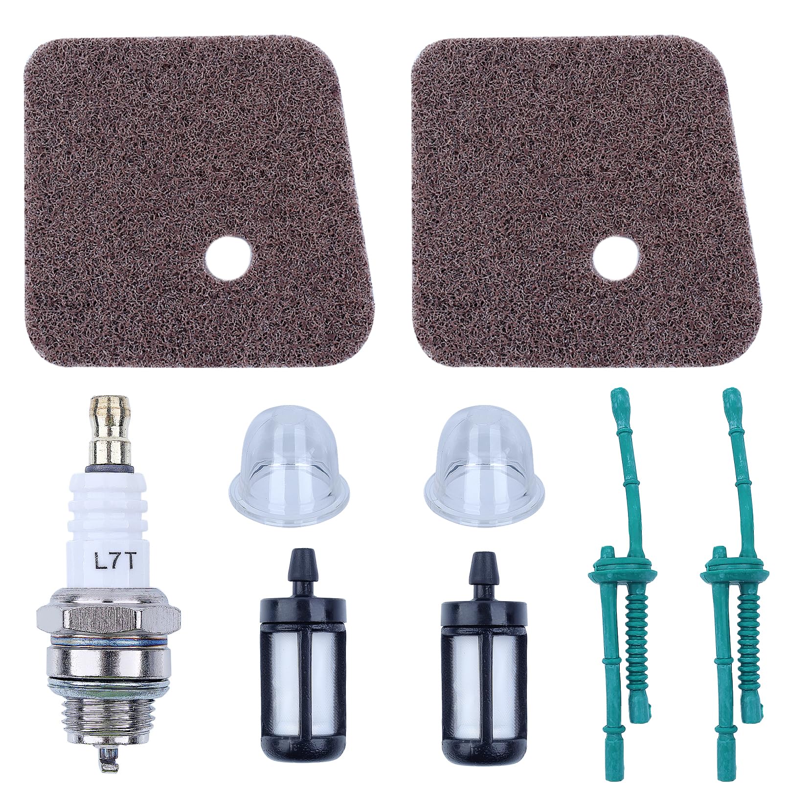ADEFOL Luftfilter und Kraftstofffilter Kit für STIHL FS38 FS55R FS45 FS45C FS55 HS45 usw, Luft Filter + Benzinfilter + Kraftstoffleitung + Primer Pumpe + Zündkerze 9 in 1 Ersatzteile ADEFOL Luftfilter und Kraftstofffilter Kit für STIHL FS38 FS55R FS45 FS45C FS55 HS45 usw, Luft Filter + Benzinfilter + Kraftstoffleitung + Primer Pumpe + Zündkerze 9 in 1 Ersatzteile von Adefol