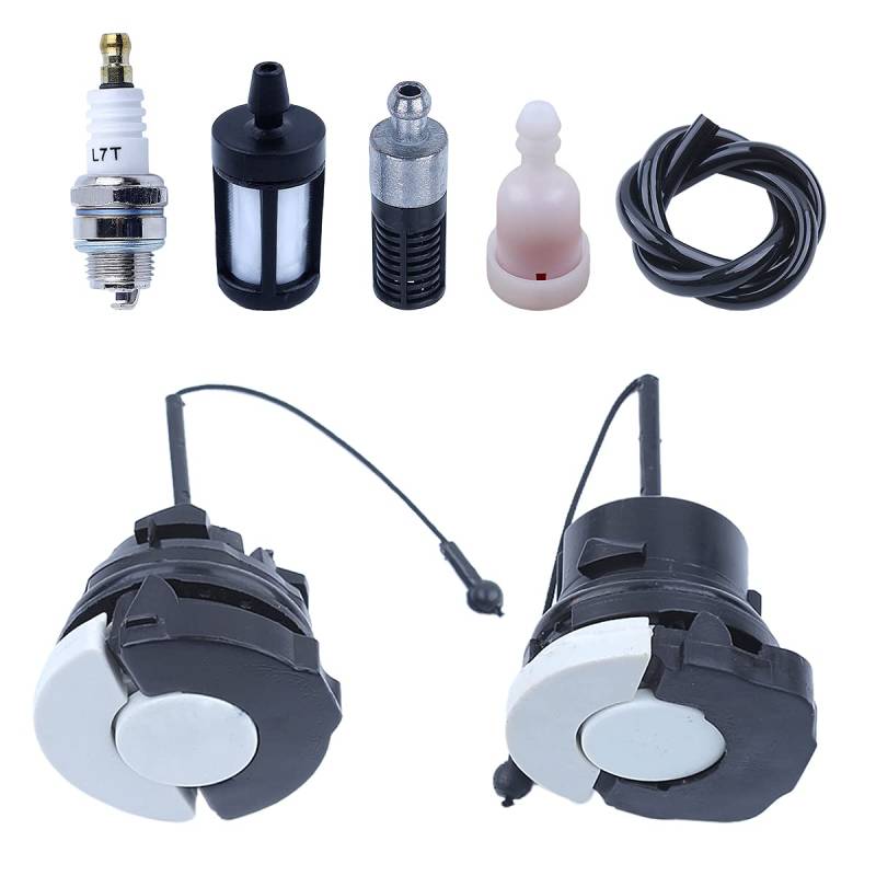Adefol Ölfilter mit Zündkerze für Stihl MS171 MS181 MS192 MS192T MS200 MS210 MS230 MS240 MS250 MS250C MS260 MS340 MS360 MS380 Ölfilter für Motorsäge von Adefol