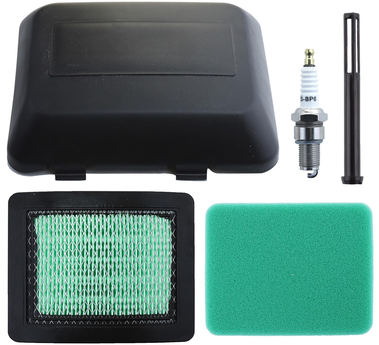 Luchtfilter Kit für Honda GV135 GCV160 GCV190 Rasenmäher GX100 Motor, ADEFOL Luftfilter + Vorfilter + Abdeckung + Zündkerze + Kraftstofffilter Ersatzteile Filter Zubehör Luchtfilter Kit für Honda GV135 GCV160 GCV190 Rasenmäher GX100 Motor, ADEFOL Luftfilter + Vorfilter + Abdeckung + Zündkerze + Kraftstofffilter Ersatzteile Filter Zubehör von Adefol