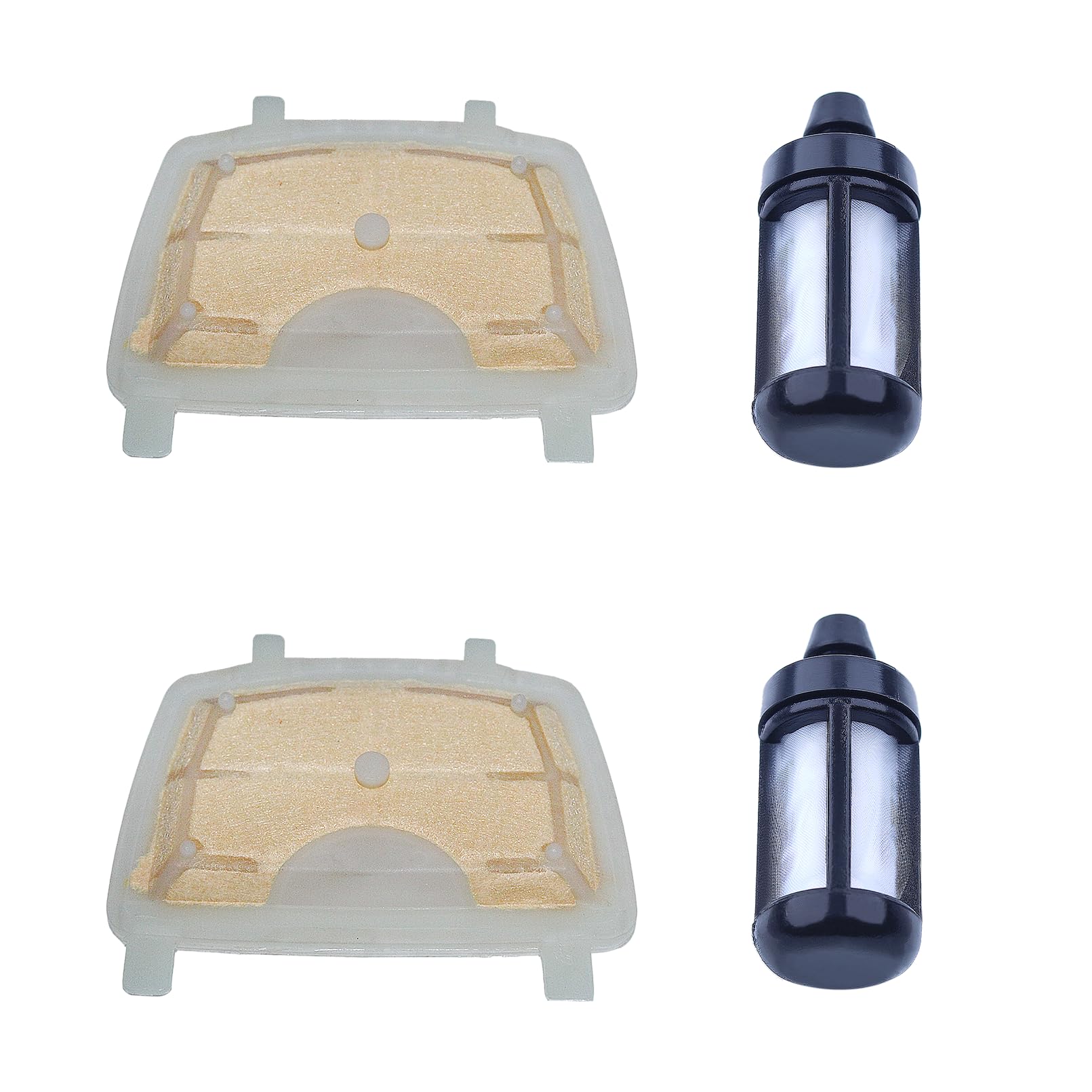 Luftfilter-Set für Stihl MS171 MS181 MS211 Kettensäge, ADEFOL 2 Stück Luftfilter + 2 Kraftstofffilter, Ersatzteile, Motorzubehör Luftfilter-Set für Stihl MS171 MS181 MS211 Kettensäge, ADEFOL 2 Stück Luftfilter + 2 Kraftstofffilter, Ersatzteile, Motorzubehör von Adefol