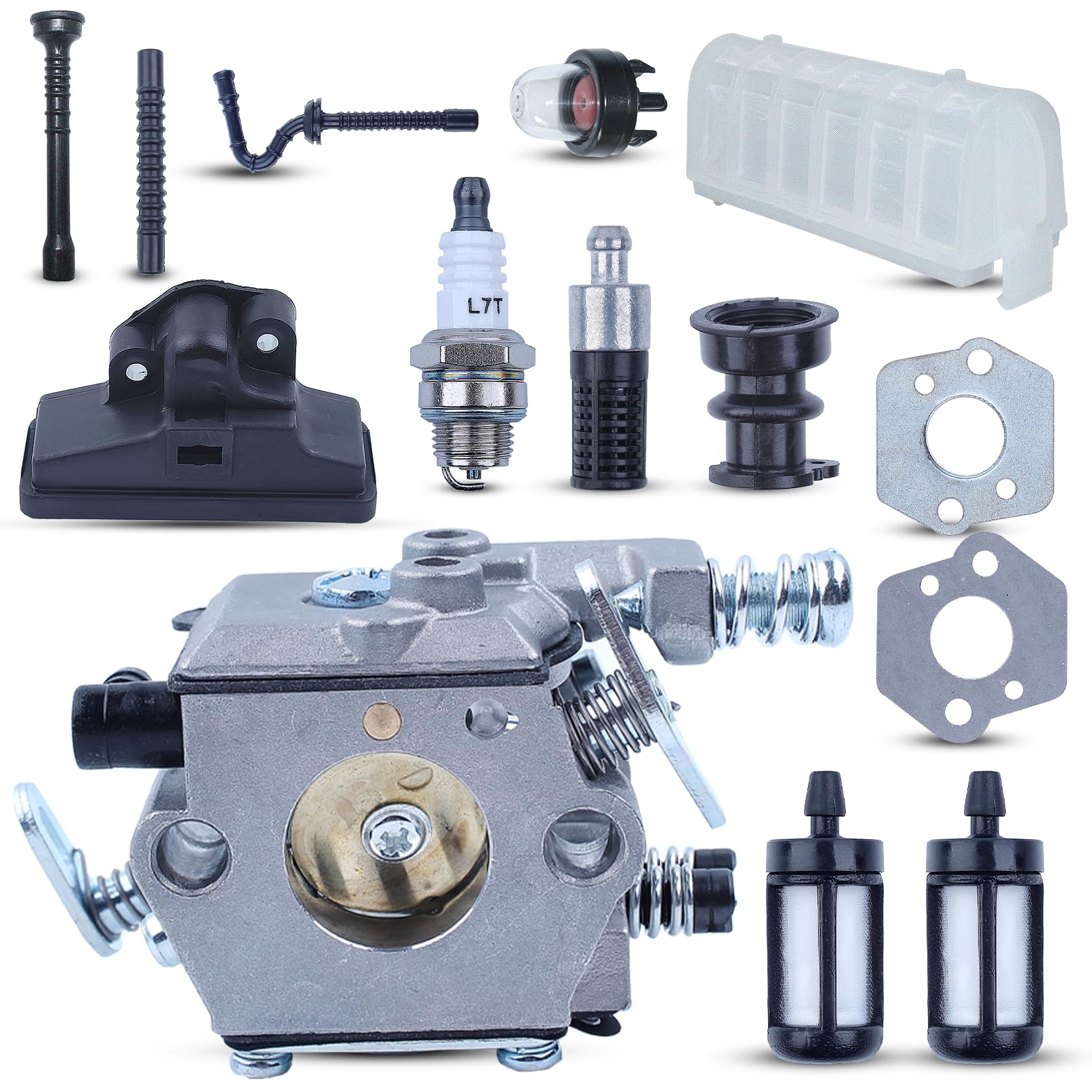 Vergaser für STIHL 021 MS210 023 MS230 025 MS250 Kettensäge, ADEFOL Vergaser Kit mit Dichtung + Luftfiltergehäuse + Benzinfilter + Zündkerze Ersatzteile Carburetor Zubehör Vergaser für STIHL 021 MS210 023 MS230 025 MS250 Kettensäge, ADEFOL Vergaser Kit mit Dichtung + Luftfiltergehäuse + Benzinfilter + Zündkerze Ersatzteile Carburetor Zubehör von Adefol