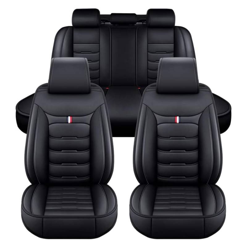 AdiNas Autositzbezüge Sets für Mercedes Benz C-Class C270 S203 C220 W203 C280 W203 C230 W203 C200 W206, Leder wasserdichte Auto Sitzbezüge Autositzschoner Universal Auto Sitzkissen Schonbezüge von AdiNas