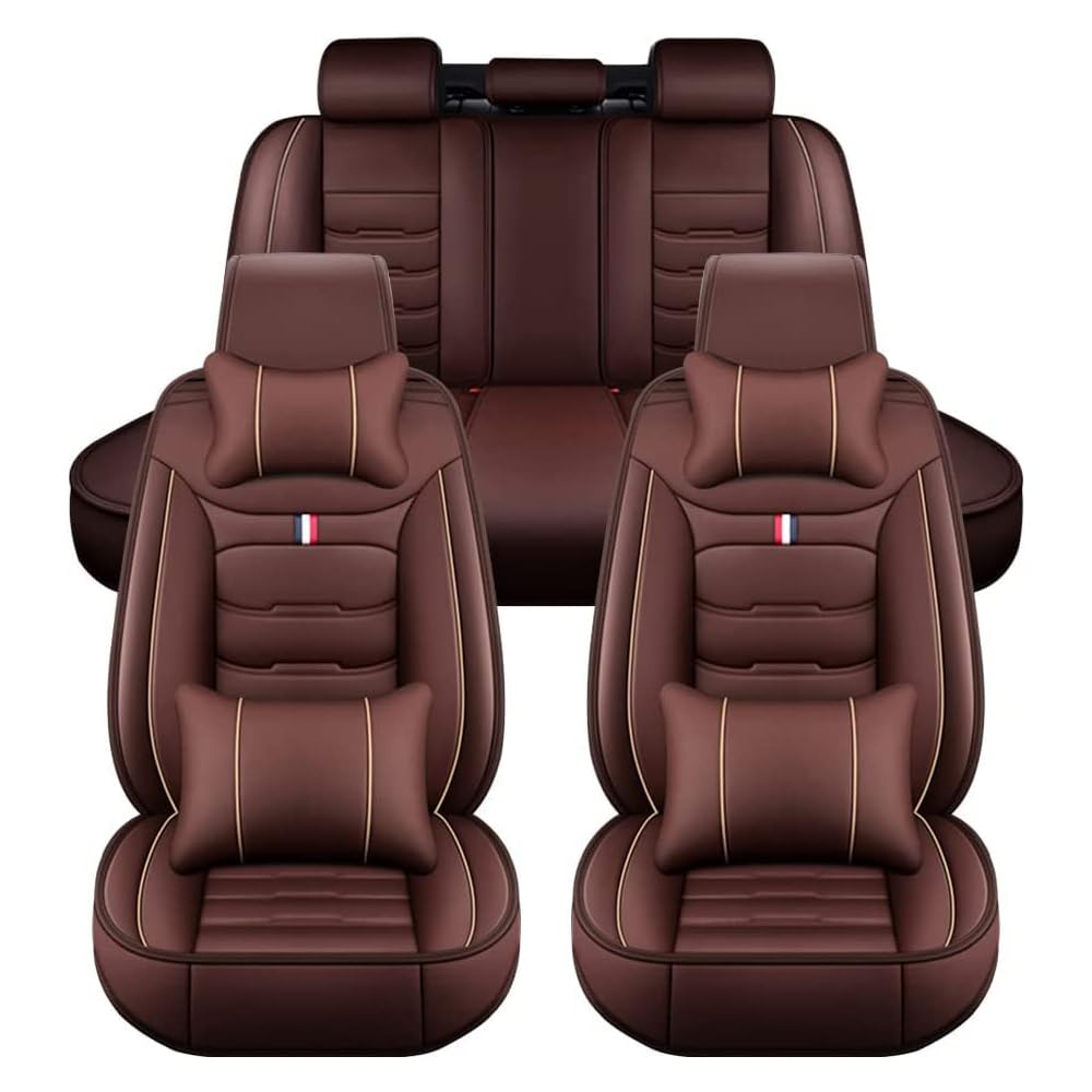 AdiNas Autositzbezüge Sets für Toyota Proace I/Proace II/PROACE Verso 2013-2022, Leder wasserdichte Auto Sitzbezüge Autositzschoner Universal Auto Sitzkissen Schonbezüge,Coffee/A-Luxurious_Set AdiNas Autositzbezüge Sets für Toyota Proace I/Proace II/PROACE Verso 2013-2022, Leder wasserdichte Auto Sitzbezüge Autositzschoner Universal Auto Sitzkissen Schonbezüge,Coffee/A-Luxurious_Set von AdiNas