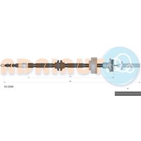 Seilzug, Feststellbremse ADRIAUTO 05.0266 von Adriauto