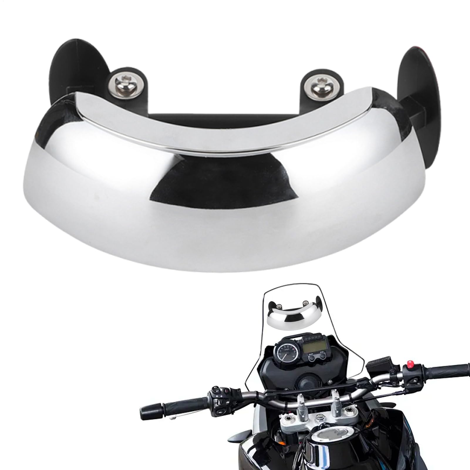 Adsfvs Motorrad Toter Winkel Spiegel, Motorrad Weitwinkel Rückspiegel 180 Grad, Hochauflösende Windschutzscheibenhalterung Motorroller Zubehör Für Sicheres Fahren Im Straßenverkehr Adsfvs Motorrad Toter Winkel Spiegel, Motorrad Weitwinkel Rückspiegel 180 Grad, Hochauflösende Windschutzscheibenhalterung Motorroller Zubehör Für Sicheres Fahren Im Straßenverkehr von Adsfvs