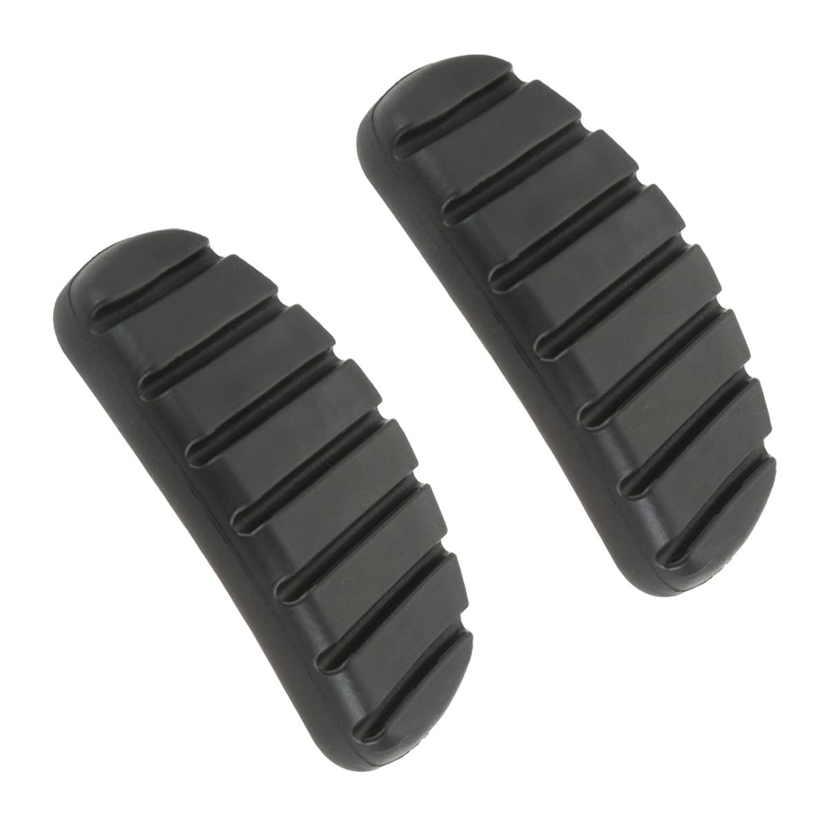 Adunsiaoto 2 Stücke Auto-Kupplungs-Brems-Pedal-Gummi-Pad-Abdeckungen, Abdeckung Bremspedalbelags, Kupplungs-Brems-Pedal-Gummipad-Abdeckung, Universal Auto Bremse Kupplung Pedal Anti-Rutsch-Gummimatte von Adunsiaoto