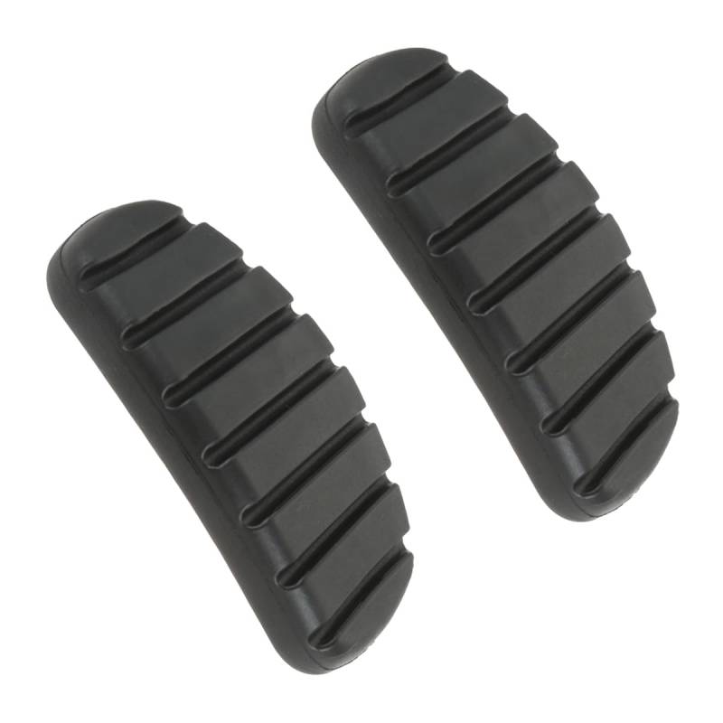 Adunsiaoto 2 Stücke Auto-Kupplungs-Brems-Pedal-Gummi-Pad-Abdeckungen, Abdeckung Bremspedalbelags, Kupplungs-Brems-Pedal-Gummipad-Abdeckung, Universal Auto Bremse Kupplung Pedal Anti-Rutsch-Gummimatte von Adunsiaoto