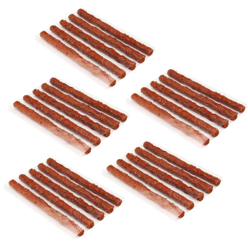 Adunsiaoto 25 Stück Reifenreparaturset Heavy Duty, Car Reifenreparaturset Auto, Heavy Reifen Reparaturset, Autoreifen Flickzeug Pannenset, Reifen Vulkanisierende Streifen Universal von Adunsiaoto