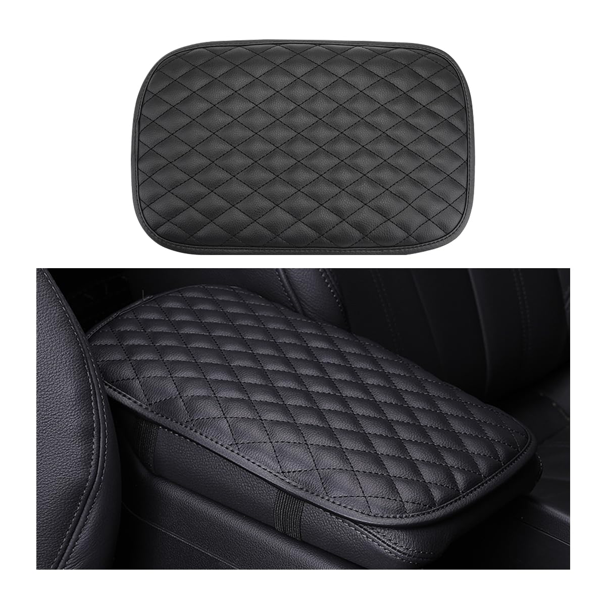 Adunsiaoto Auto Mittelkonsole Abdeckung, PU Leder Auto Mittelkonsole Abdeckung Armlehne Sitz Storage Box Matte, Rutschfeste Auto-Mittelkonsole Box Pad Protector Adunsiaoto Auto Mittelkonsole Abdeckung, PU Leder Auto Mittelkonsole Abdeckung Armlehne Sitz Storage Box Matte, Rutschfeste Auto-Mittelkonsole Box Pad Protector von Adunsiaoto
