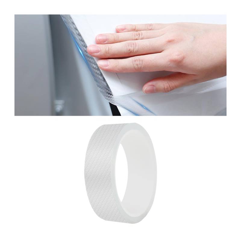 Adunsiaoto Auto Schwellerschutz, Auto Stoßstange Schutz, K3d Auto Schutz Band, Autos Anti-Kratz-Aufkleber, Universelle Selbstklebende Autoschutz, Universelle Anti-Kratz-Band Für Autos(Transparent) von Adunsiaoto