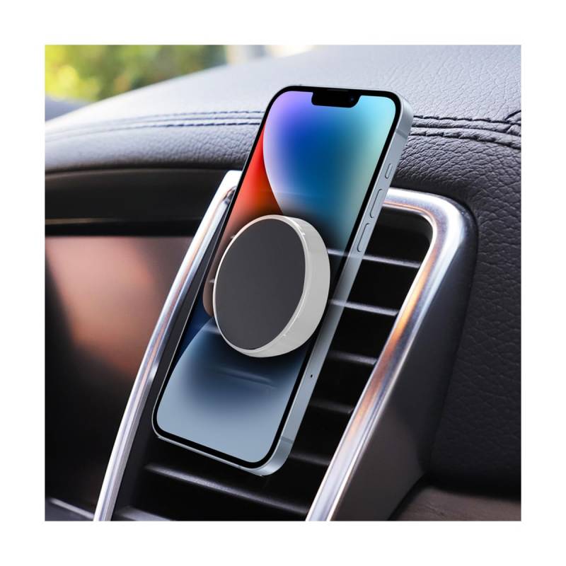 Adunsiaoto Kfz Handyhalterung Auto Magnet Lüftung, Universal Magnetische Handyhalter Auto, Starke Magnet, Für Magnetischen Autohalterungen Und Desktop Magnetständer (Silber) von Adunsiaoto