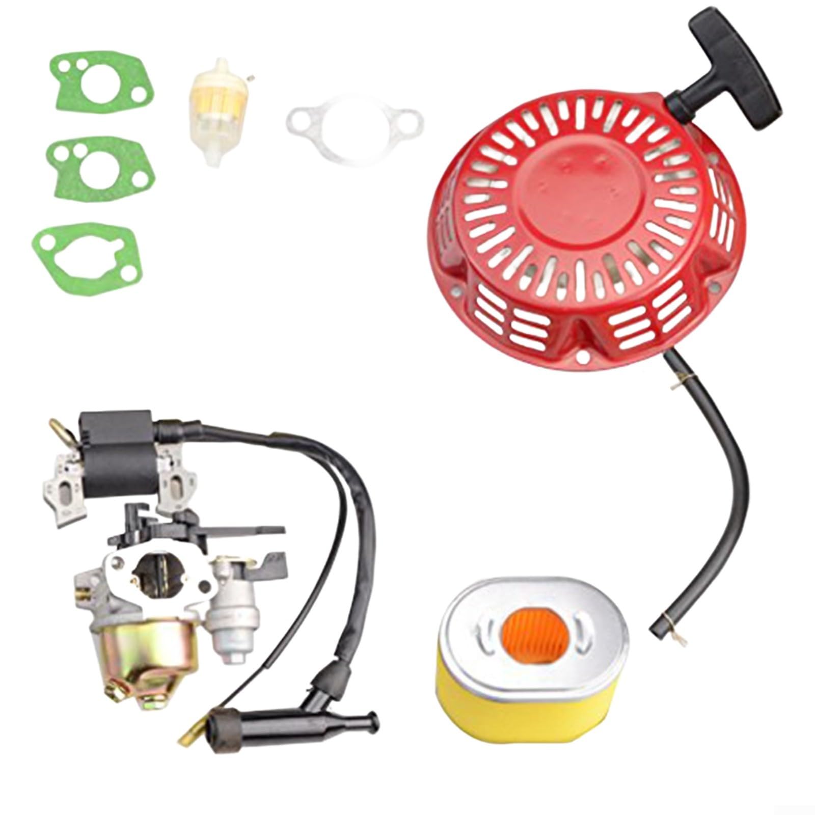 Advokingtap Vergaser-Set, Ersatz für GX140, GX160, GX168, GX200, 5,5 PS, 6,5 PS, Motorgenerator, Rasenmäher-Teile mit 19 mm Ansaugung Advokingtap Vergaser-Set, Ersatz für GX140, GX160, GX168, GX200, 5,5 PS, 6,5 PS, Motorgenerator, Rasenmäher-Teile mit 19 mm Ansaugung von Advokingtap